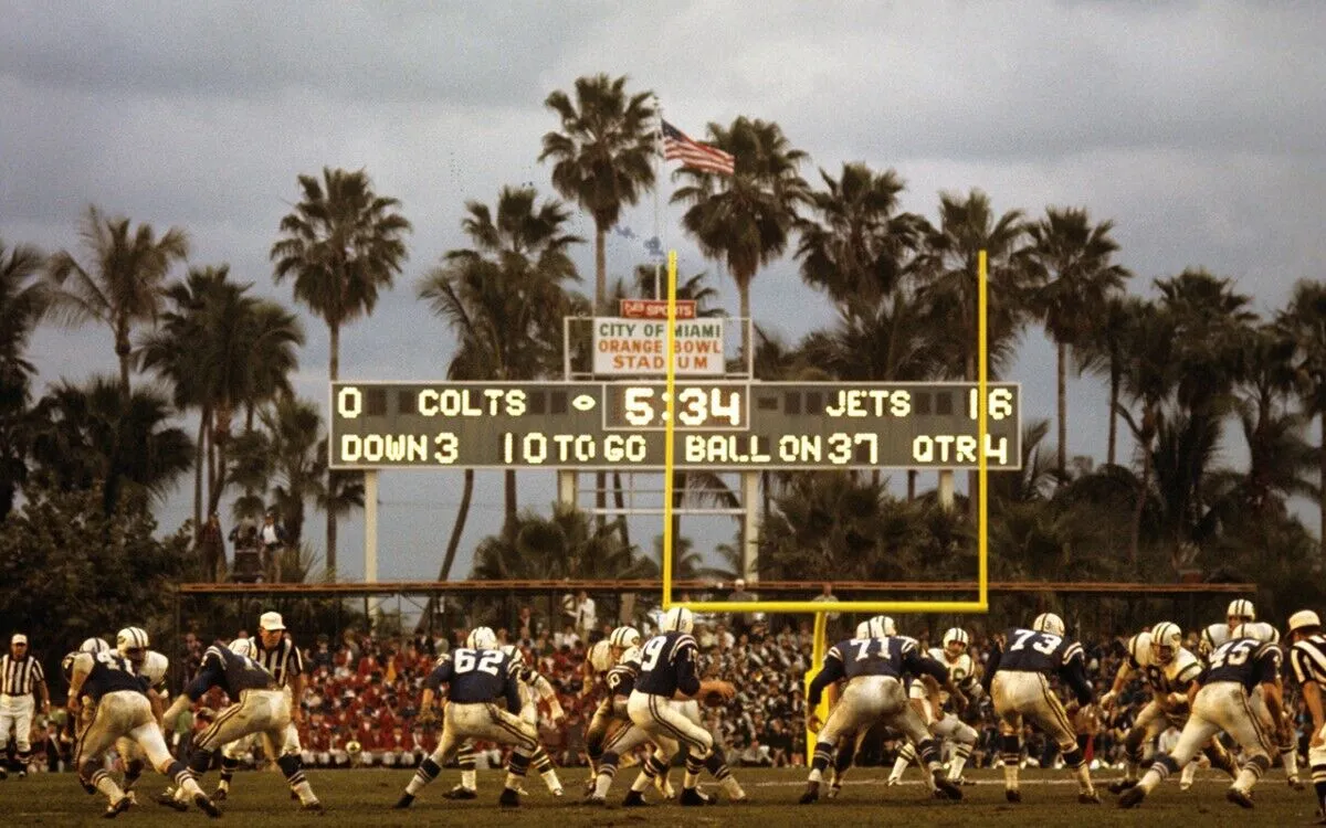 Vintage 1969 Super Bowl III 8MM Film Reel / New York Jets 16 Baltimore Colts 7