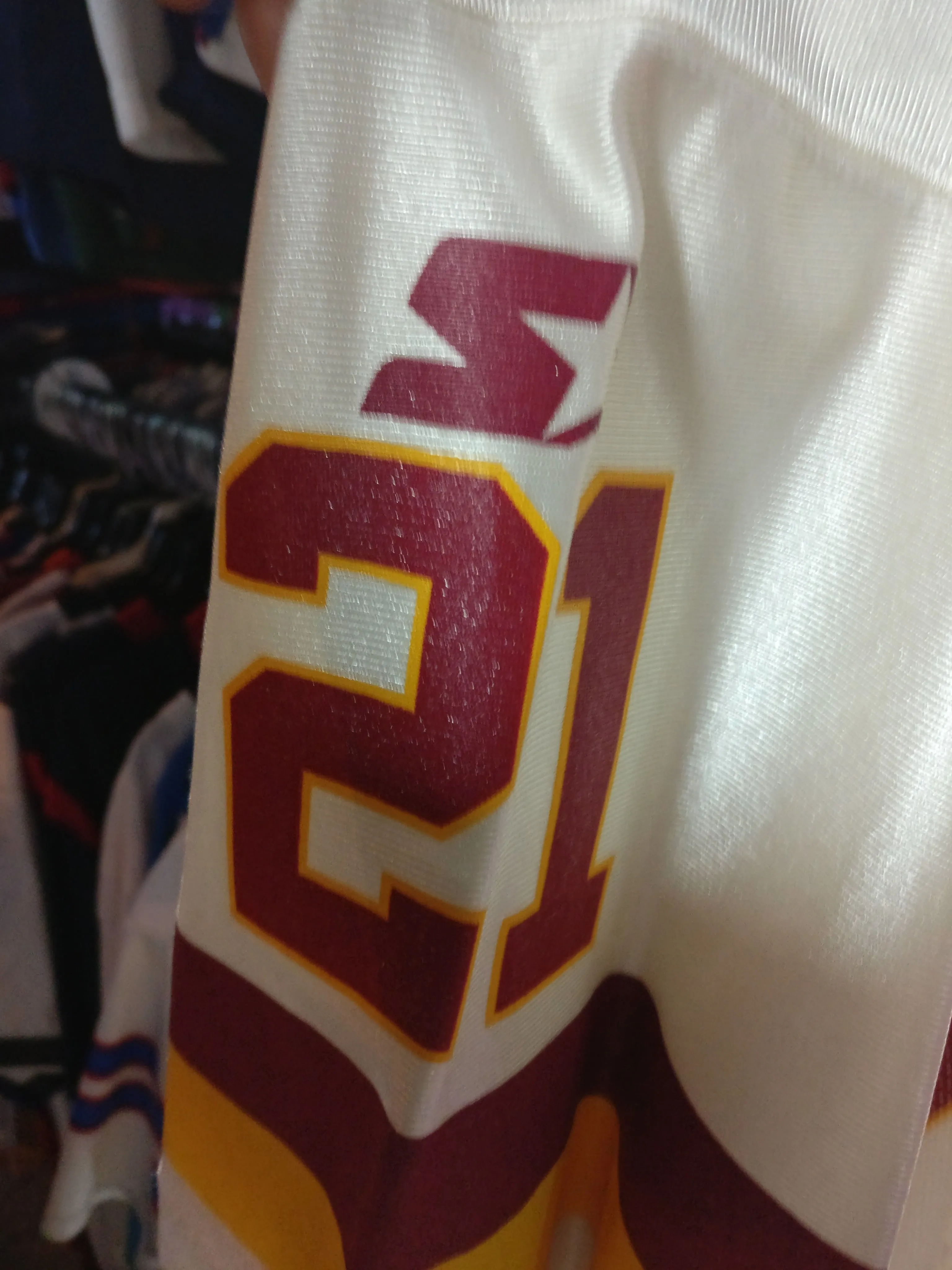 Vintage #21 TERRY ALLEN Washington Commanders NFL Starter Jersey 46 (M)