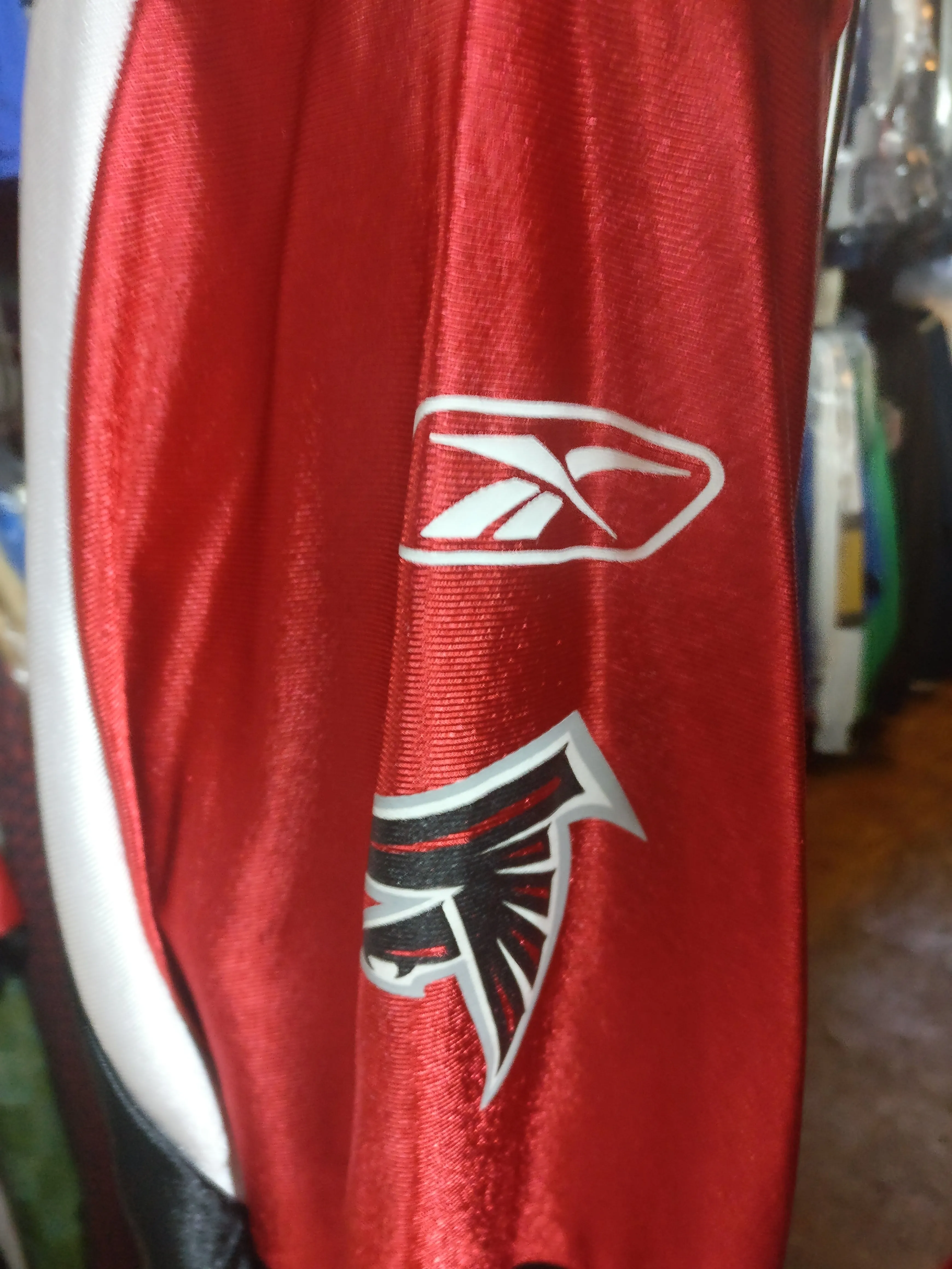 Vintage #45 TJ DUCKETT Atlanta Falcons NFL Reebok Jersey M