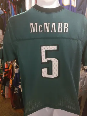 Vintage #5 DONOVAN McNABB Philadelphia Eagles NFL Reebok Jersey YL