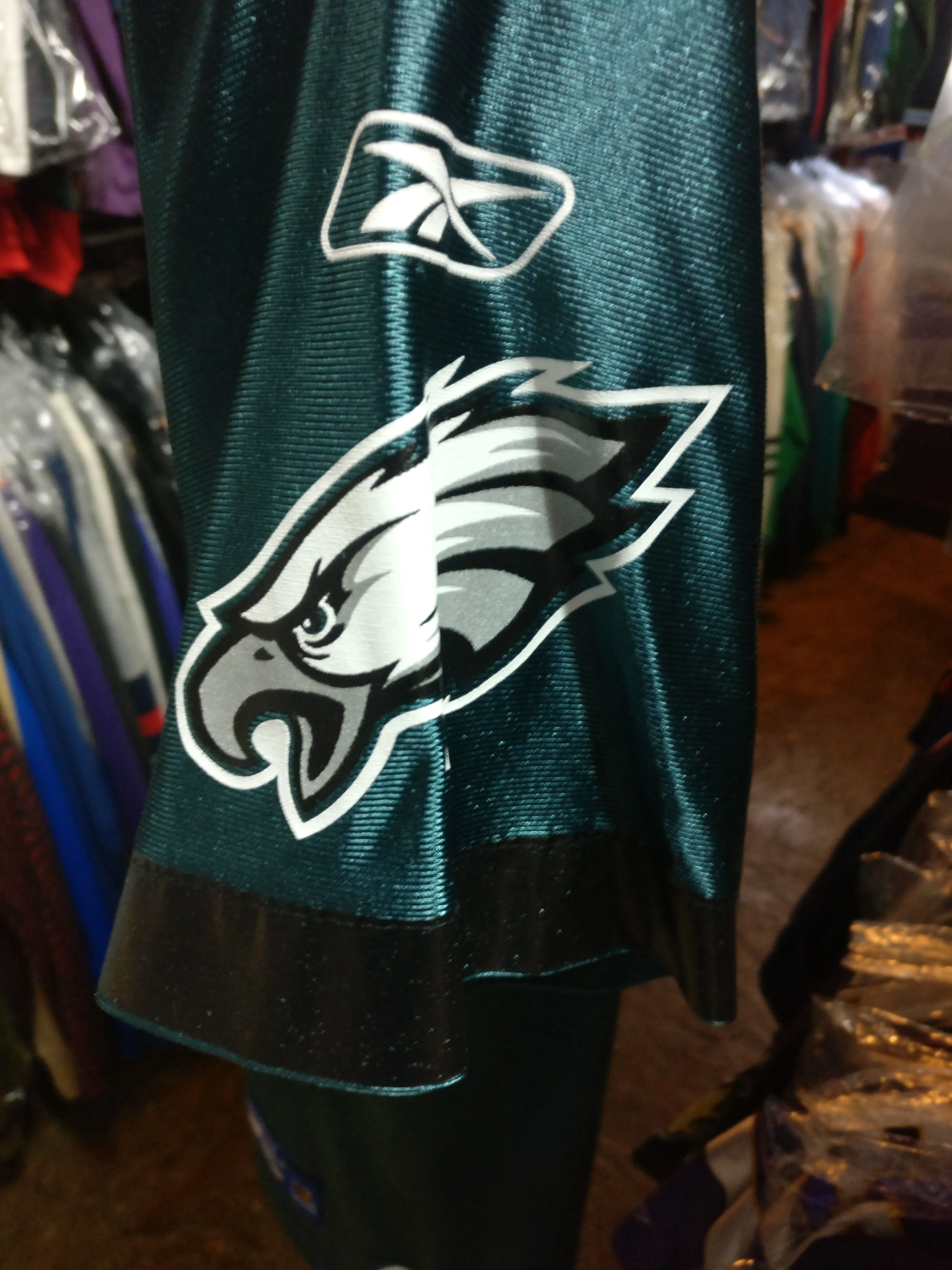 Vintage #5 DONOVAN McNABB Philadelphia Eagles NFL Reebok Jersey YXL