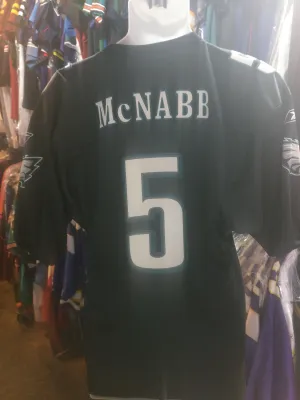 Vintage #5 DONOVAN McNABB Philadelphia Eagles NFL Team Work Jersey M