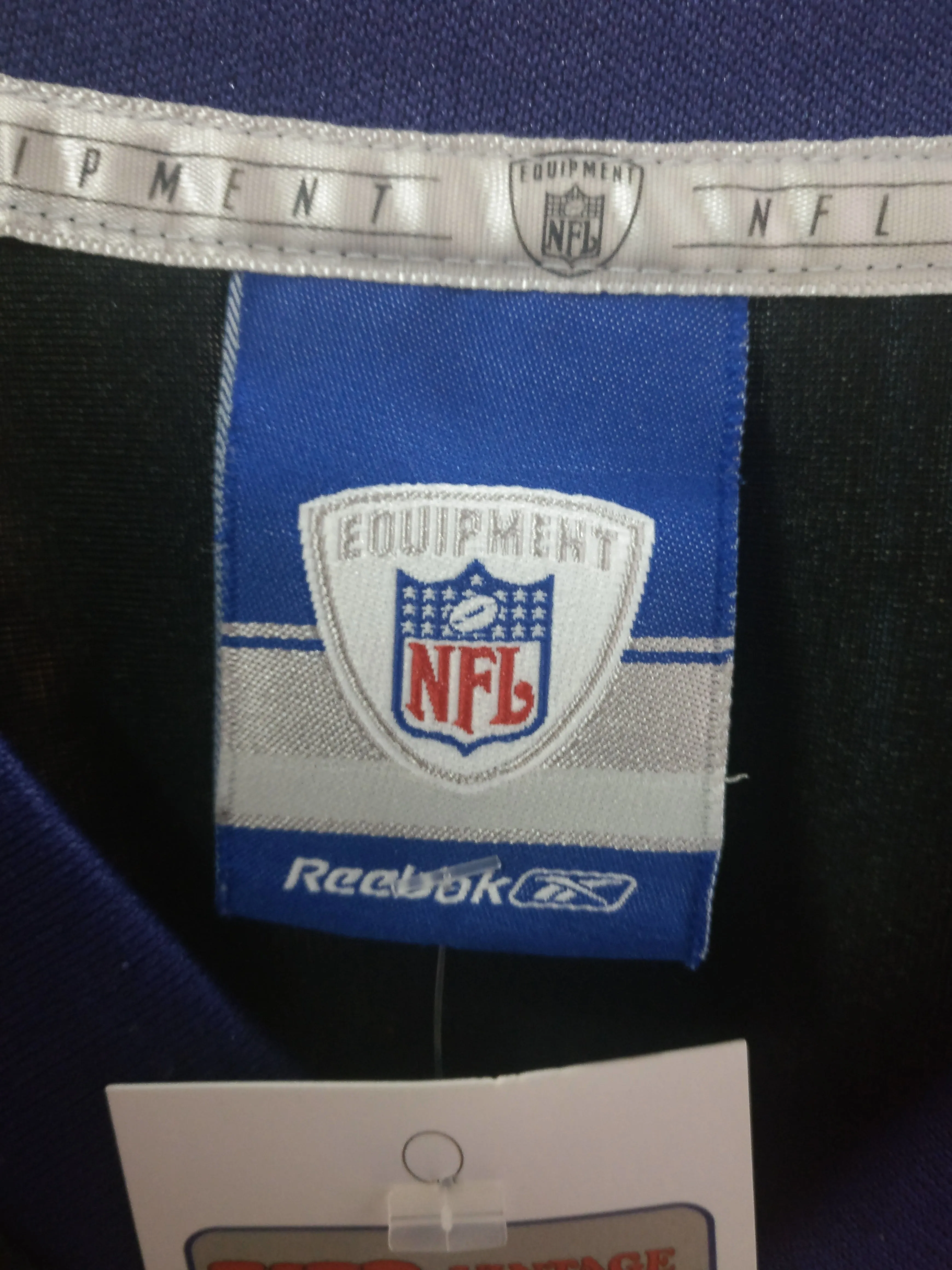 Vintage #52 RAY LEWIS Baltimore Ravens NFL Reebok Jersey XXL