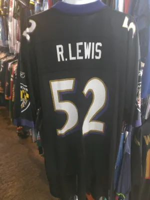Vintage #52 RAY LEWIS Baltimore Ravens NFL Reebok Jersey XXL