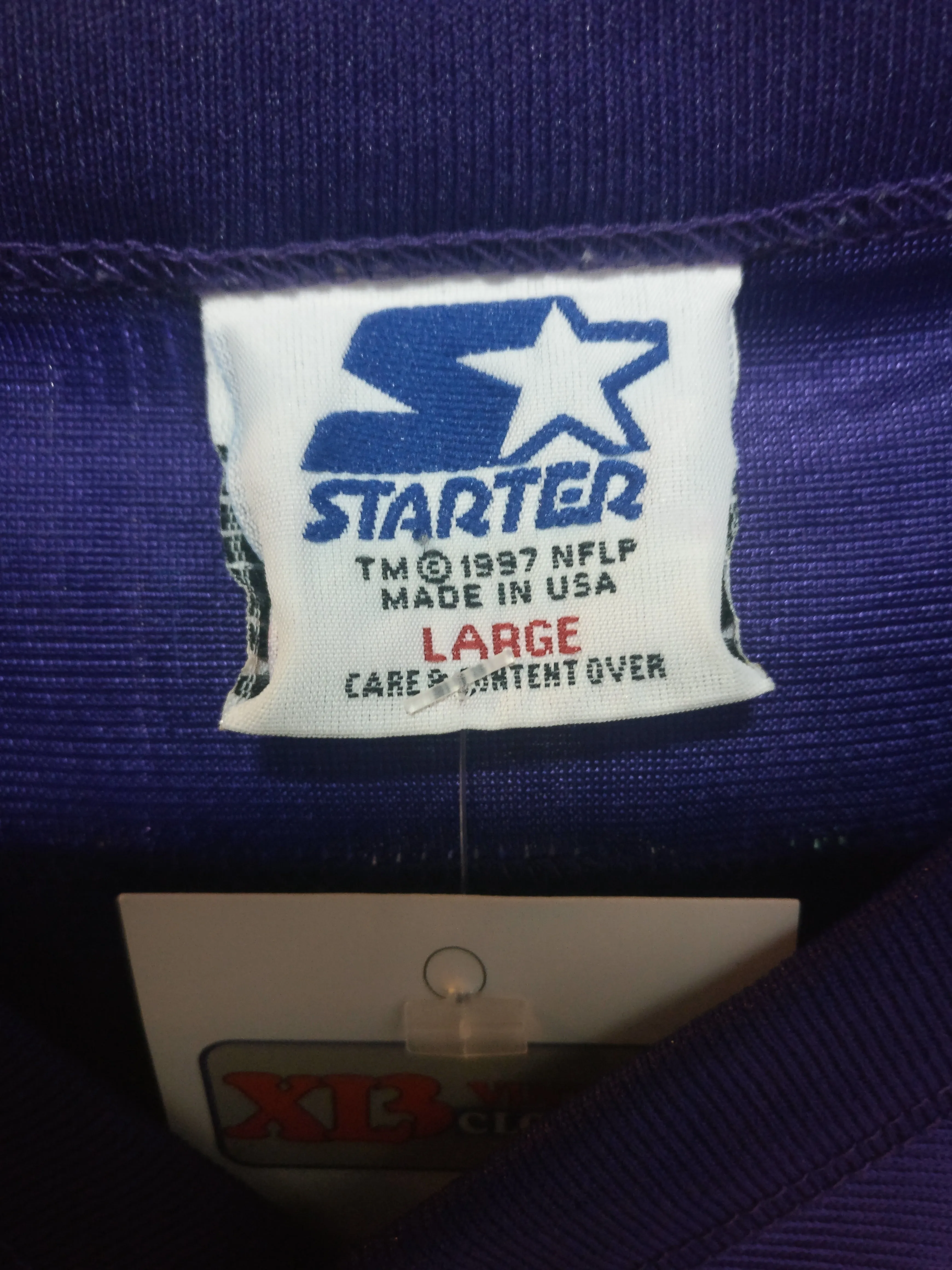 Vintage #80 CRIS CARTER Minnesota Vikings NFL Starter Jersey YL