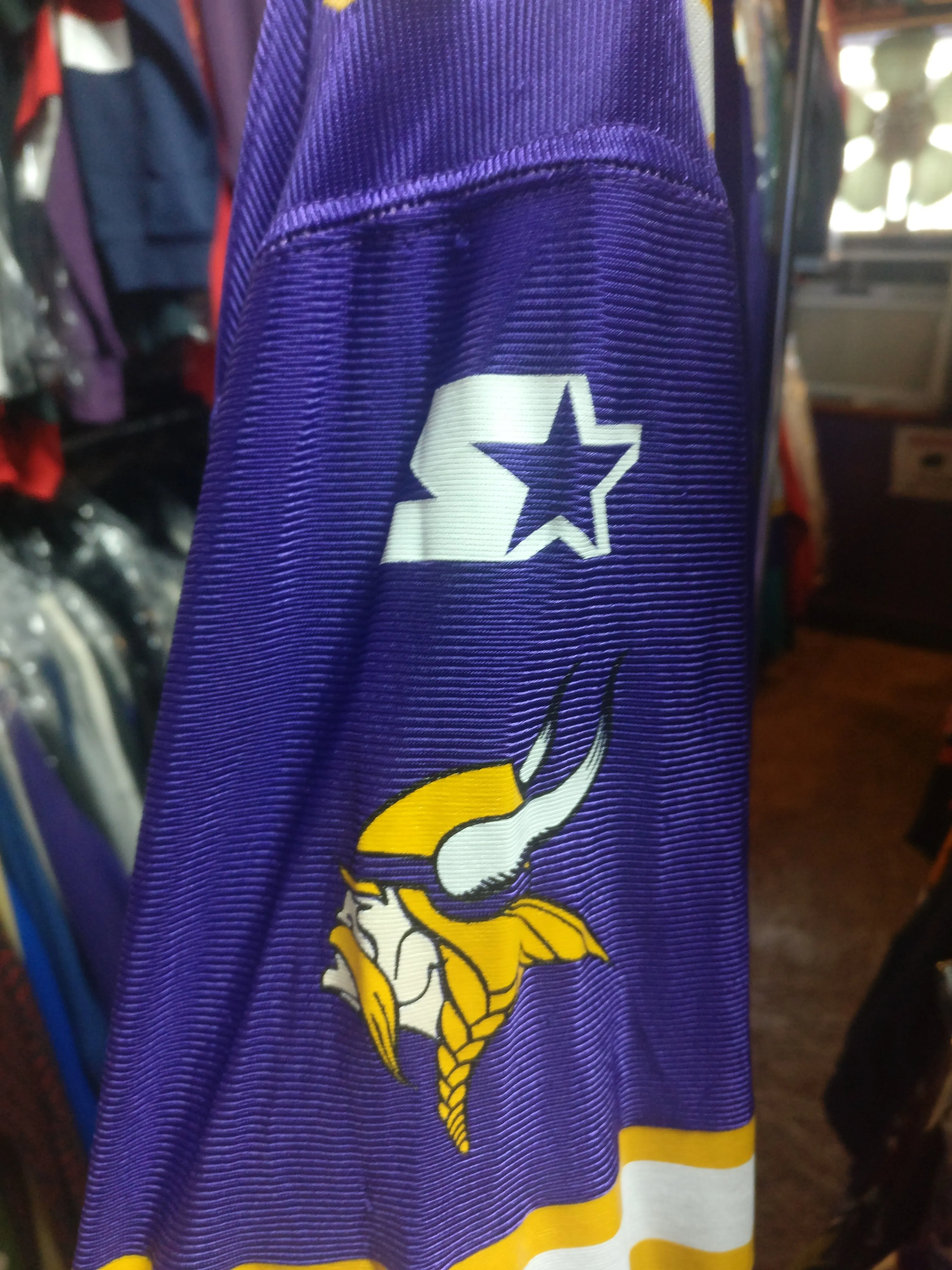 Vintage #80 CRIS CARTER Minnesota Vikings NFL Starter Jersey YL