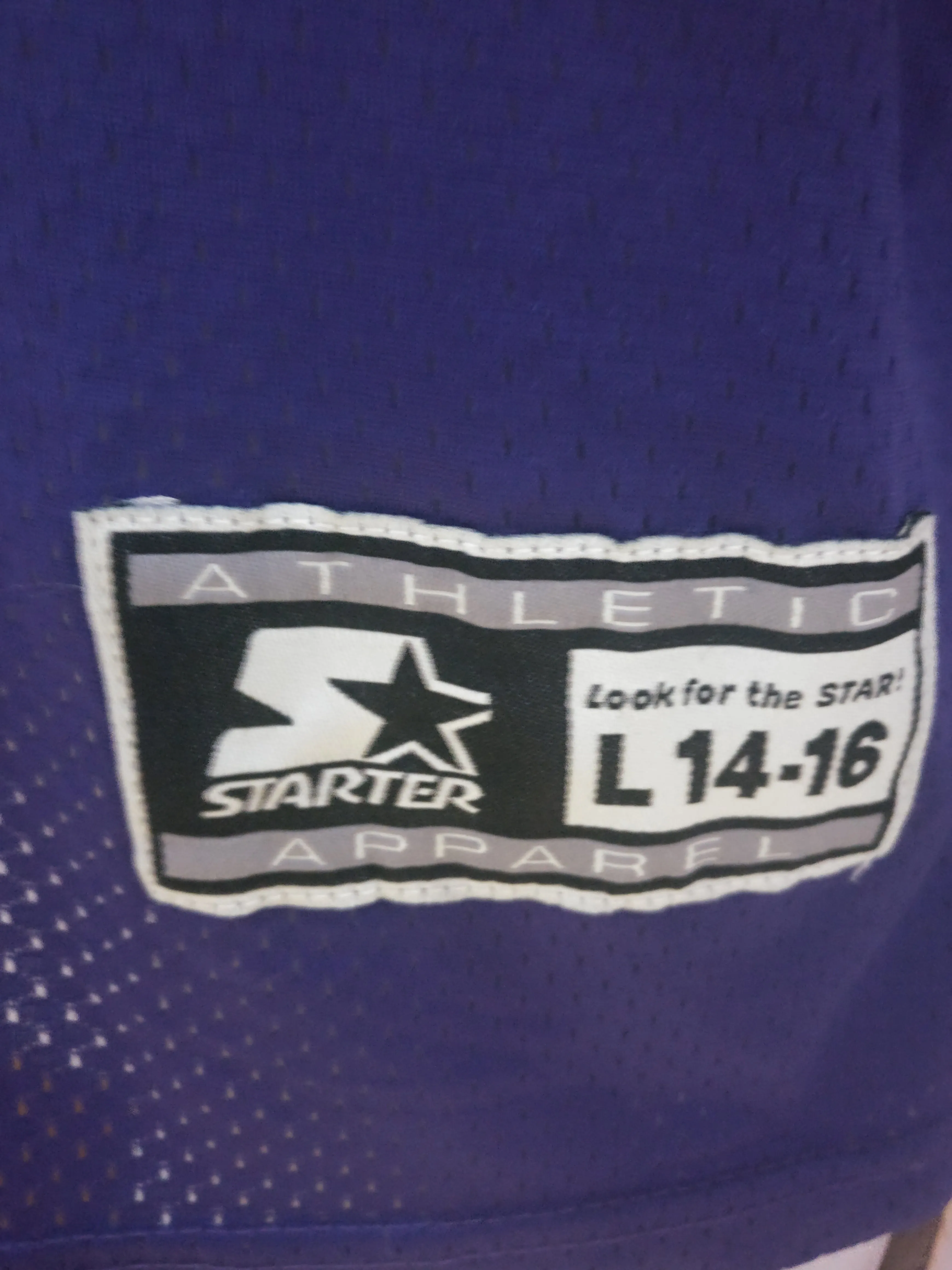 Vintage #80 CRIS CARTER Minnesota Vikings NFL Starter Jersey YL