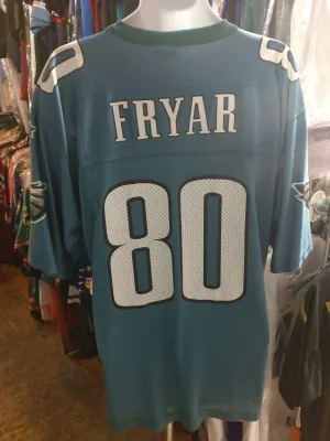 Vintage #80 IRVING FRYAR Philadelphia Eagles NFL Starter Jersey 48/L
