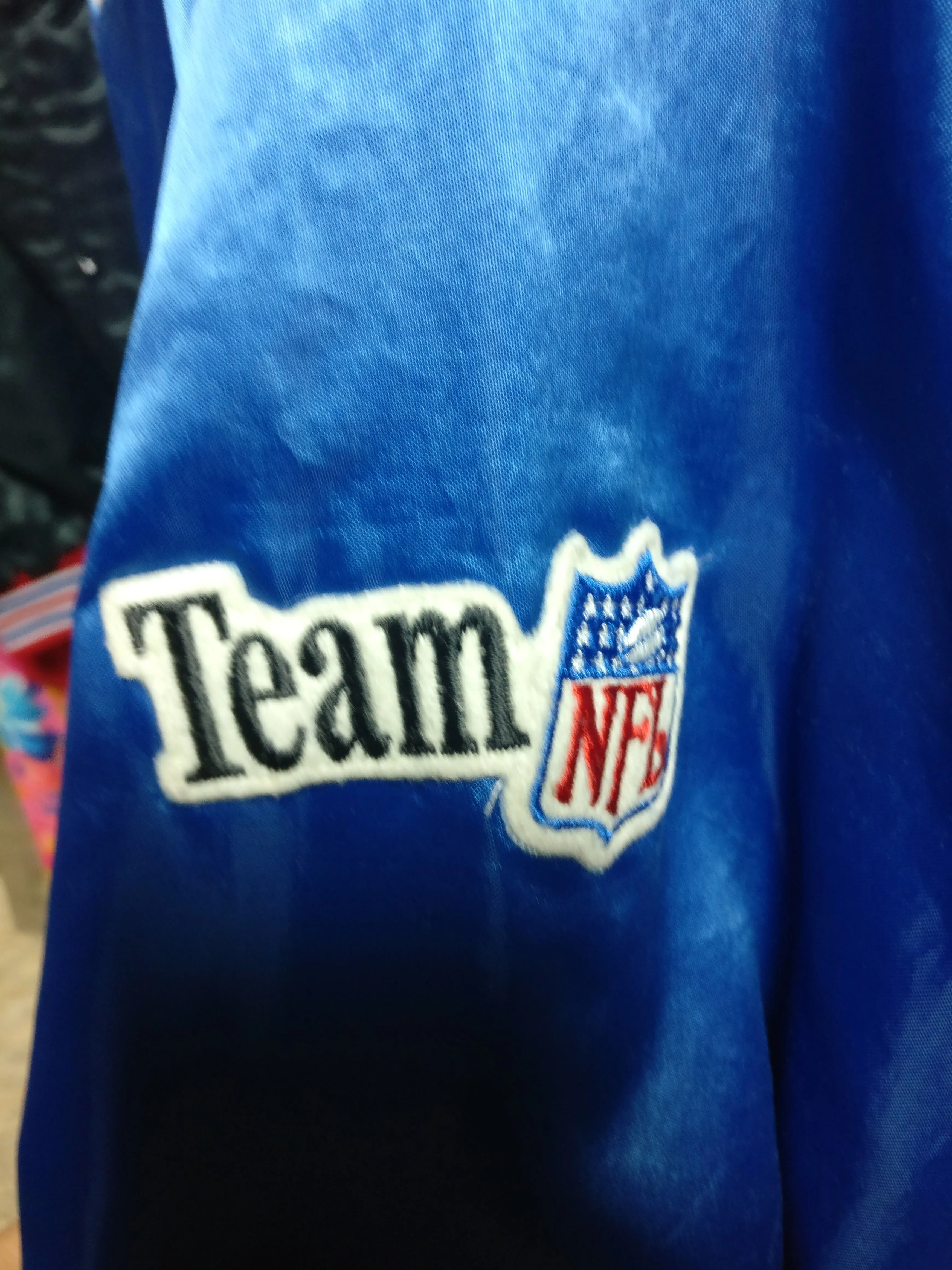 Vintage 80s BUFFALO BILLS  NFL Chalk Line Nylon Jacket XXL
