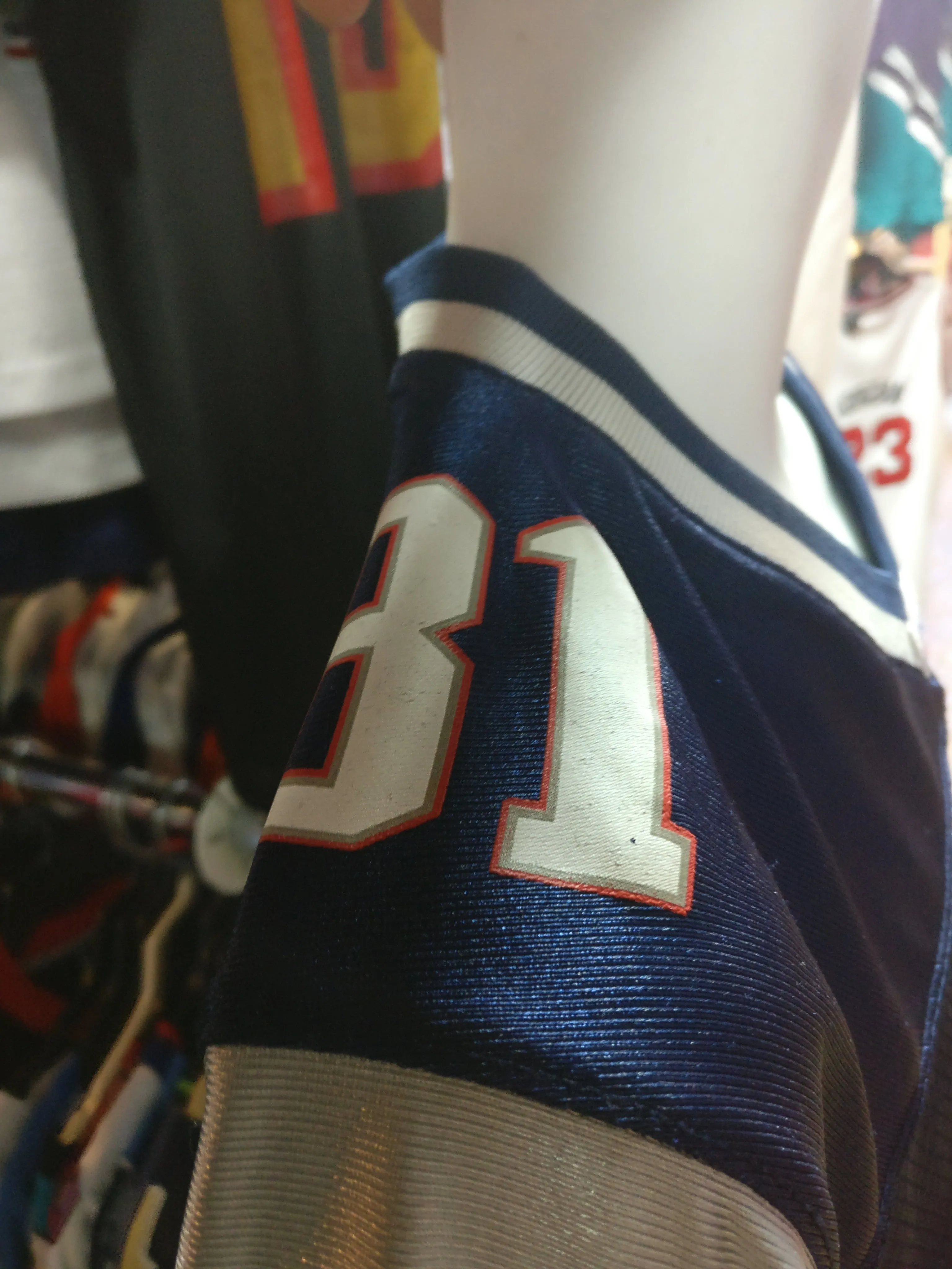 Vintage #81 RANDY MOSS New England Patriots NFL Reebok Jersey YL