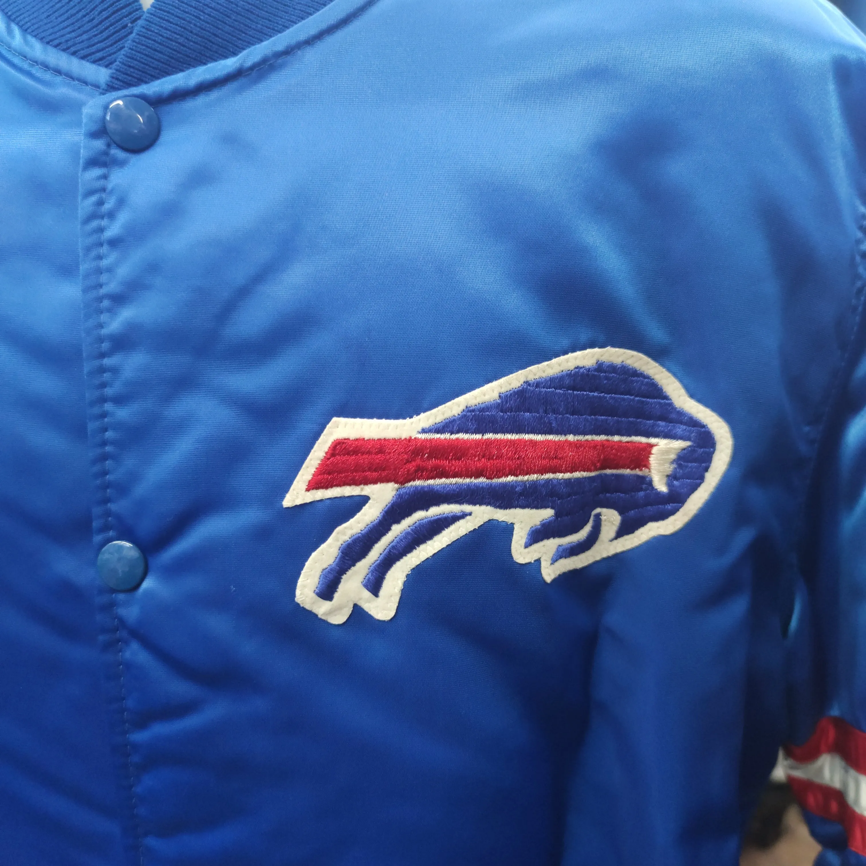 Vintage 90s BUFFALO BILLS NFL Starter Nylon Jacket L