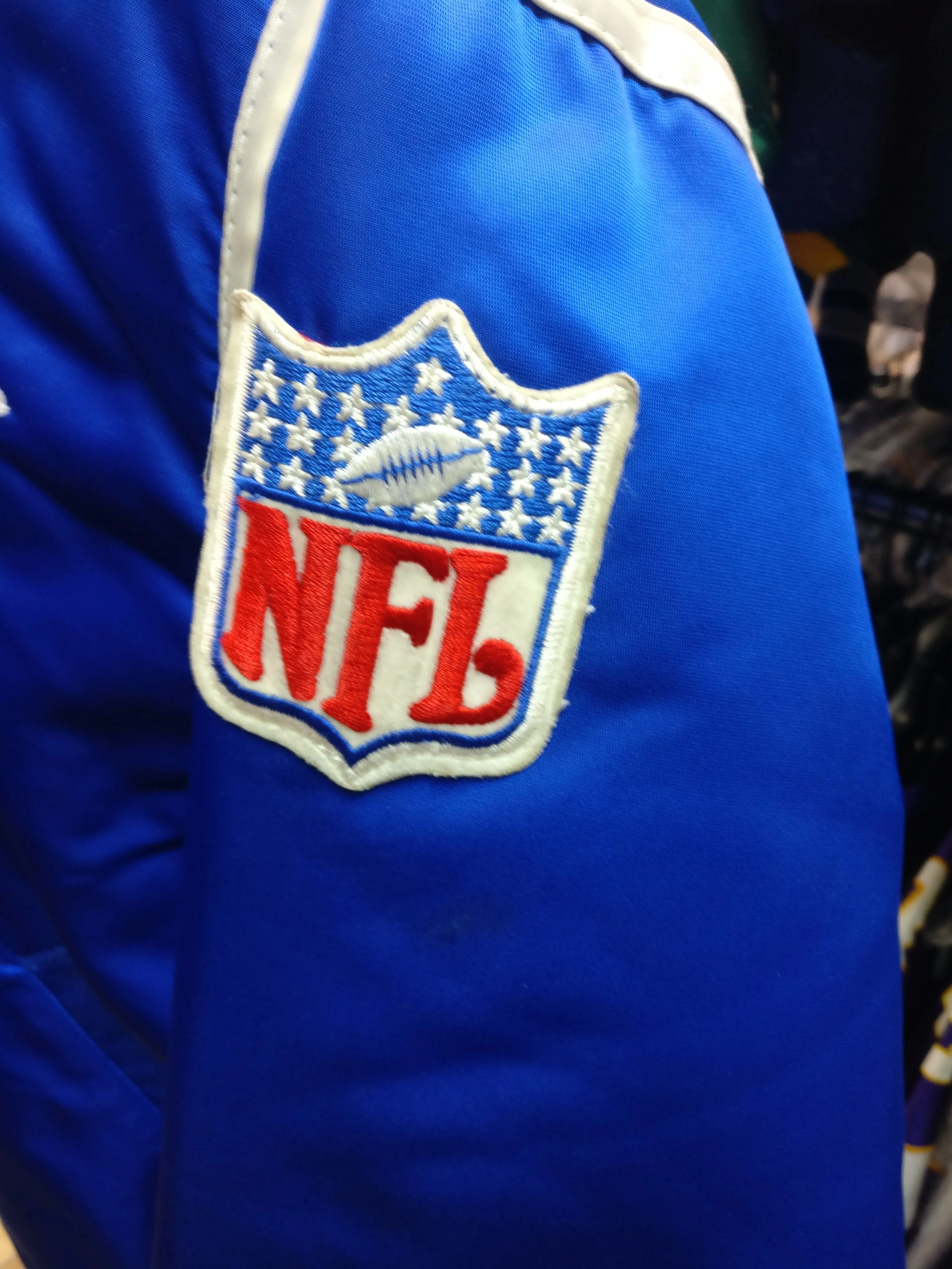 Vintage 90s INDIANAPOLIS COLTS NFL Starter Nylon Jacket M (Mint)