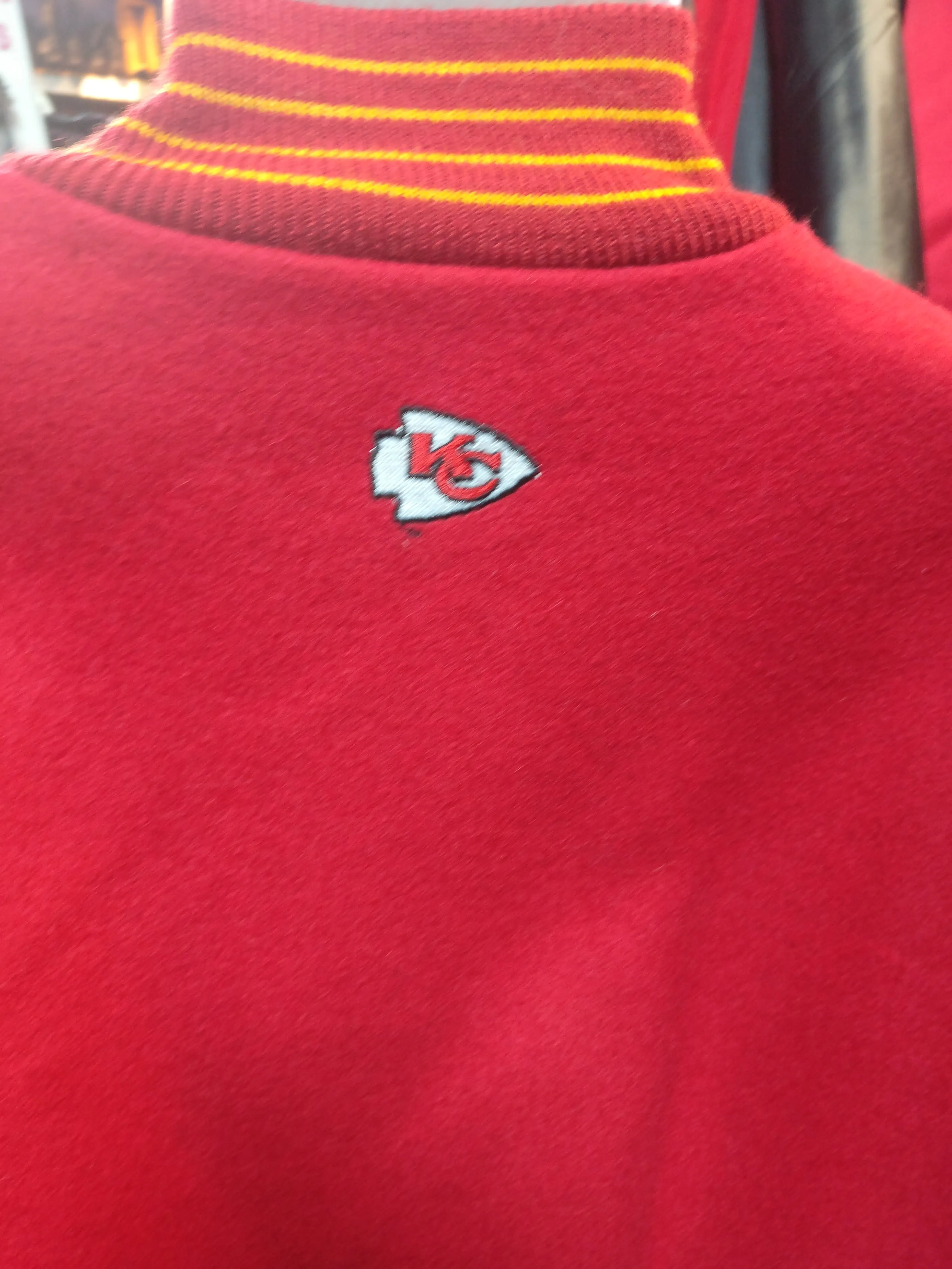Vintage 90s KANSAS CITY CHIEFS AFC NFL Delong Varsity Jacket XL