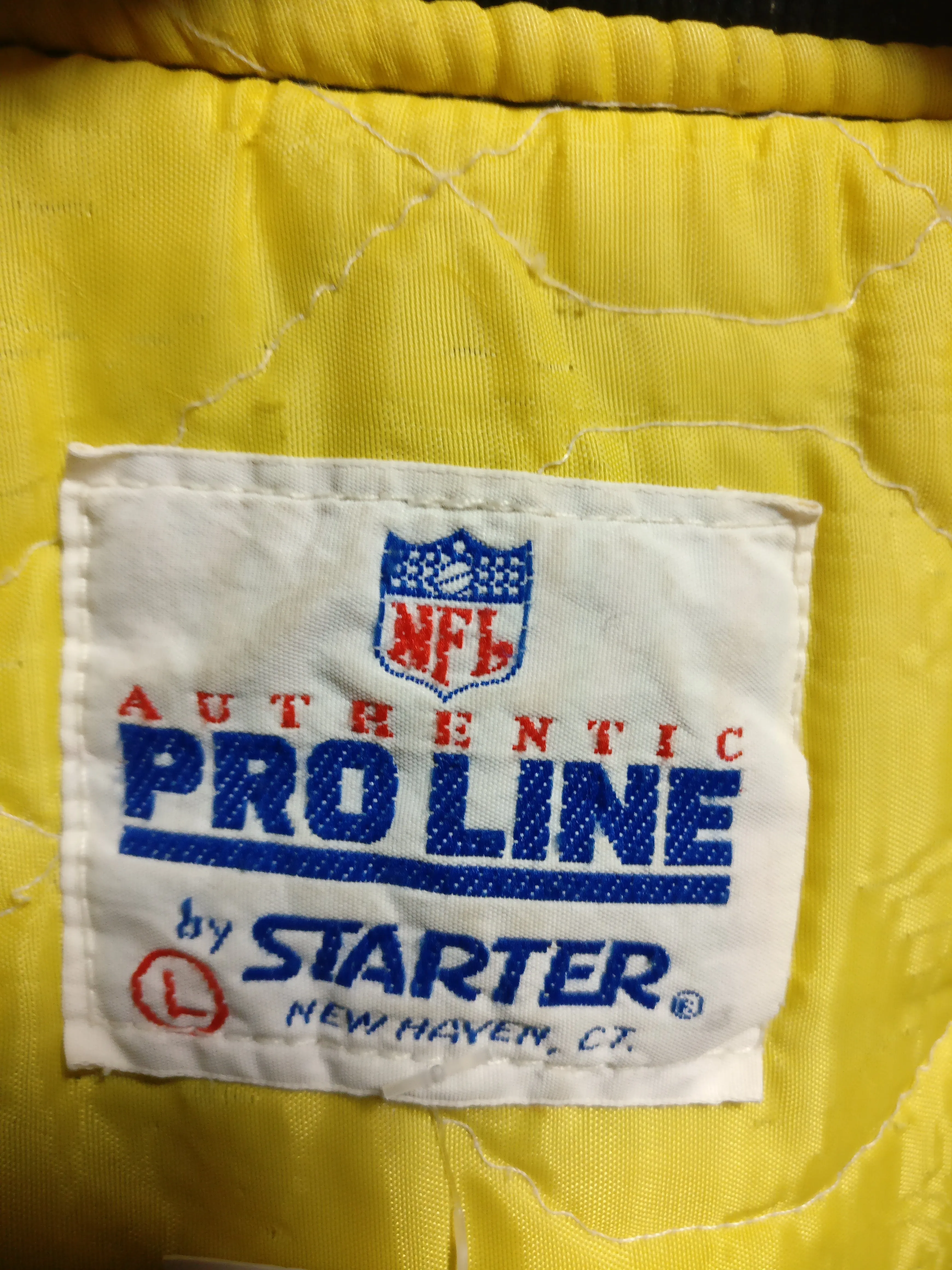 Vintage 90s PITTSBURGH STEELERS NFL Starter Nylon Jacket L
