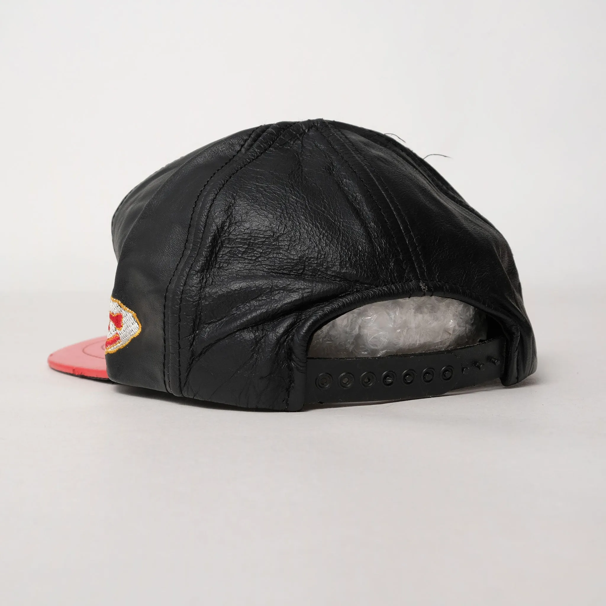 Vintage Kansas City Chiefs Leather Snapback