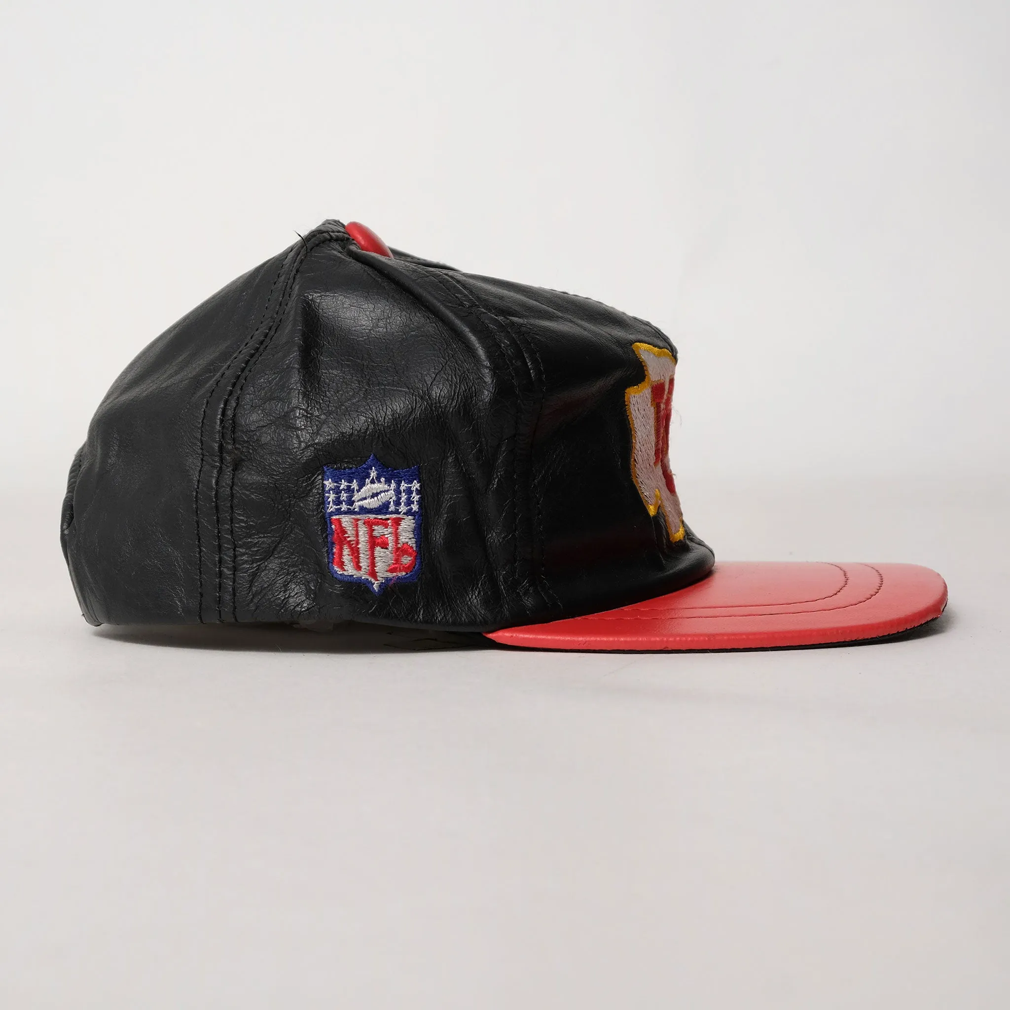 Vintage Kansas City Chiefs Leather Snapback