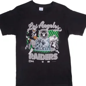 VINTAGE NFL LOS ANGELES RAIDERS TEE SHIRT 1990 SIZE MEDIUM MADE IN USA