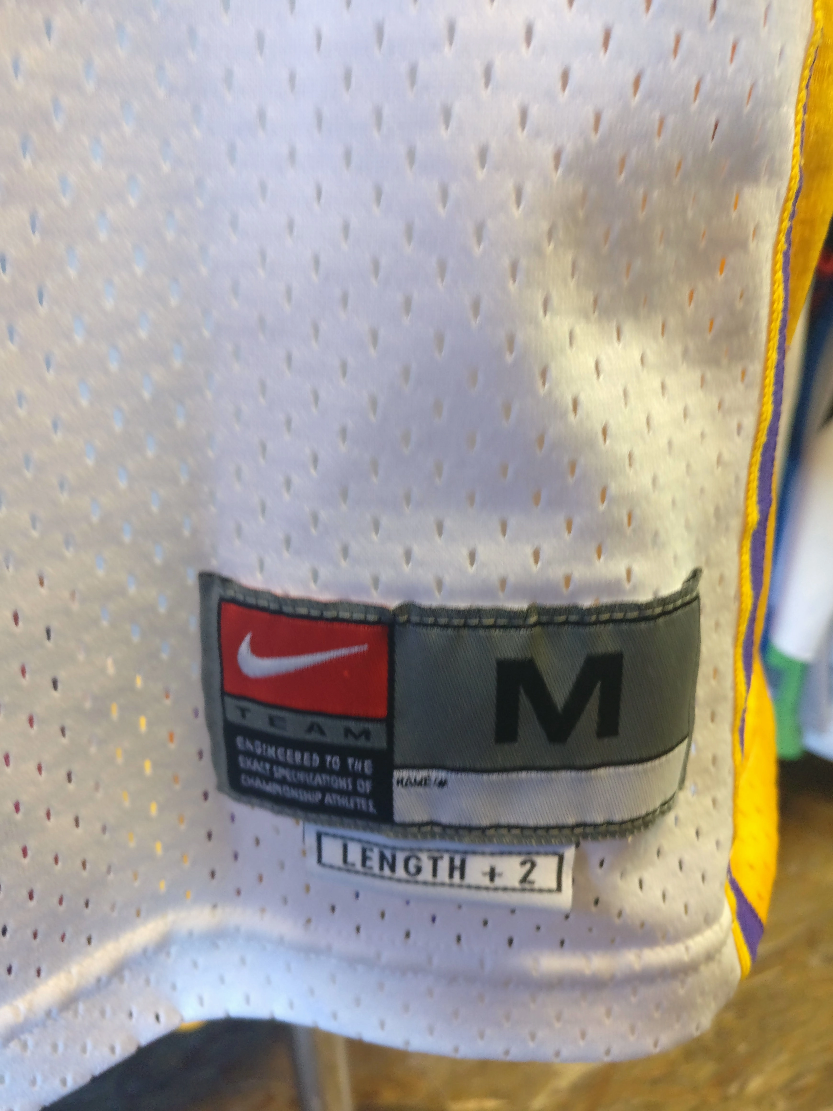Vintage #11 KARL MALONE Los Angeles Lakers NBA Nike Jersey M