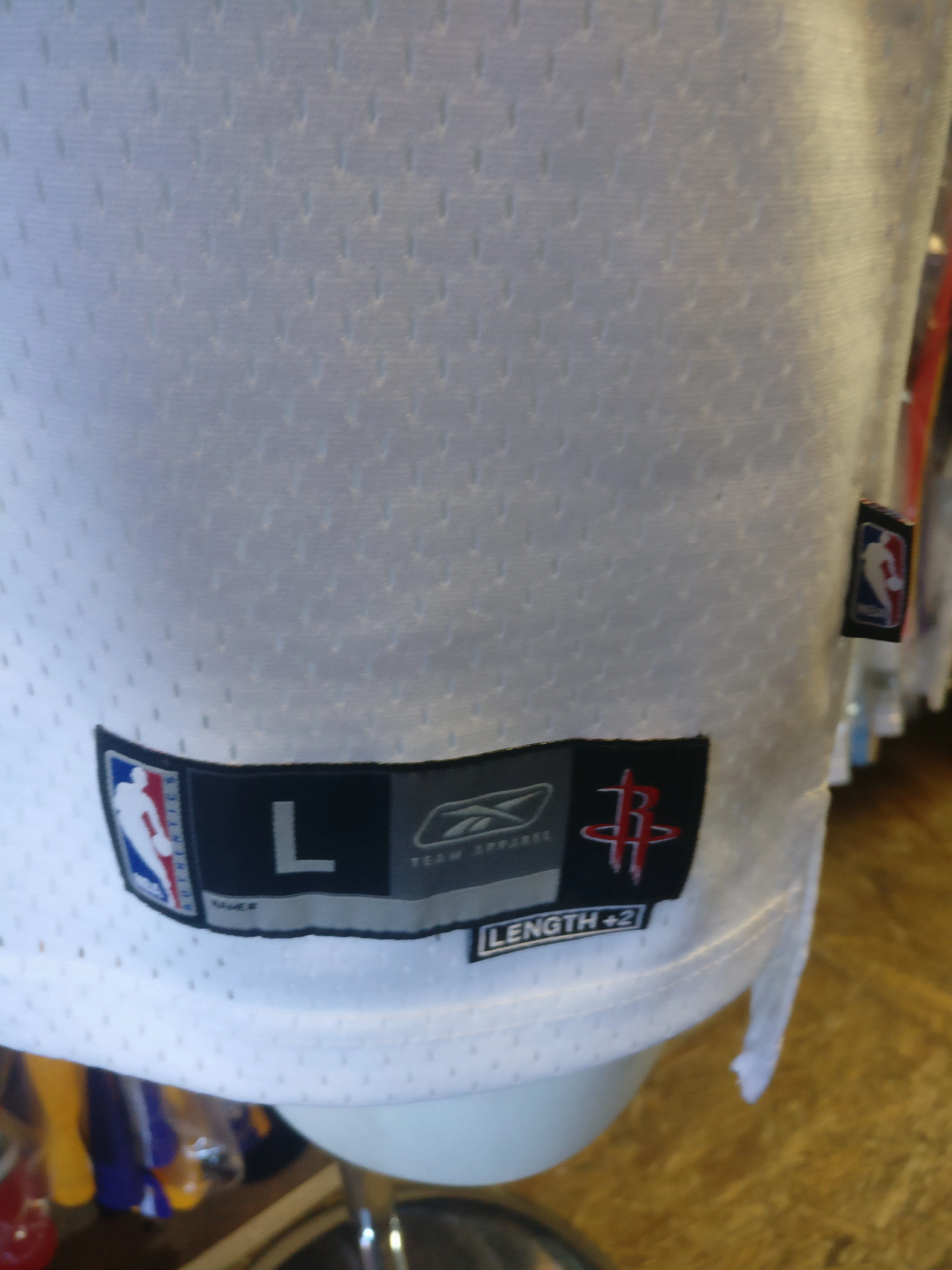 Vintage #11 YAO MING Houston Rockets NBA Reebok Authentic Jersey YL