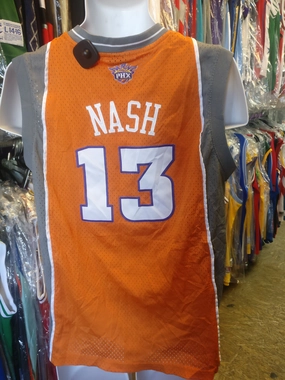 Vintage #13 STEVE NASH Phoenix Suns NBA Adidas Authentic Jersey YL