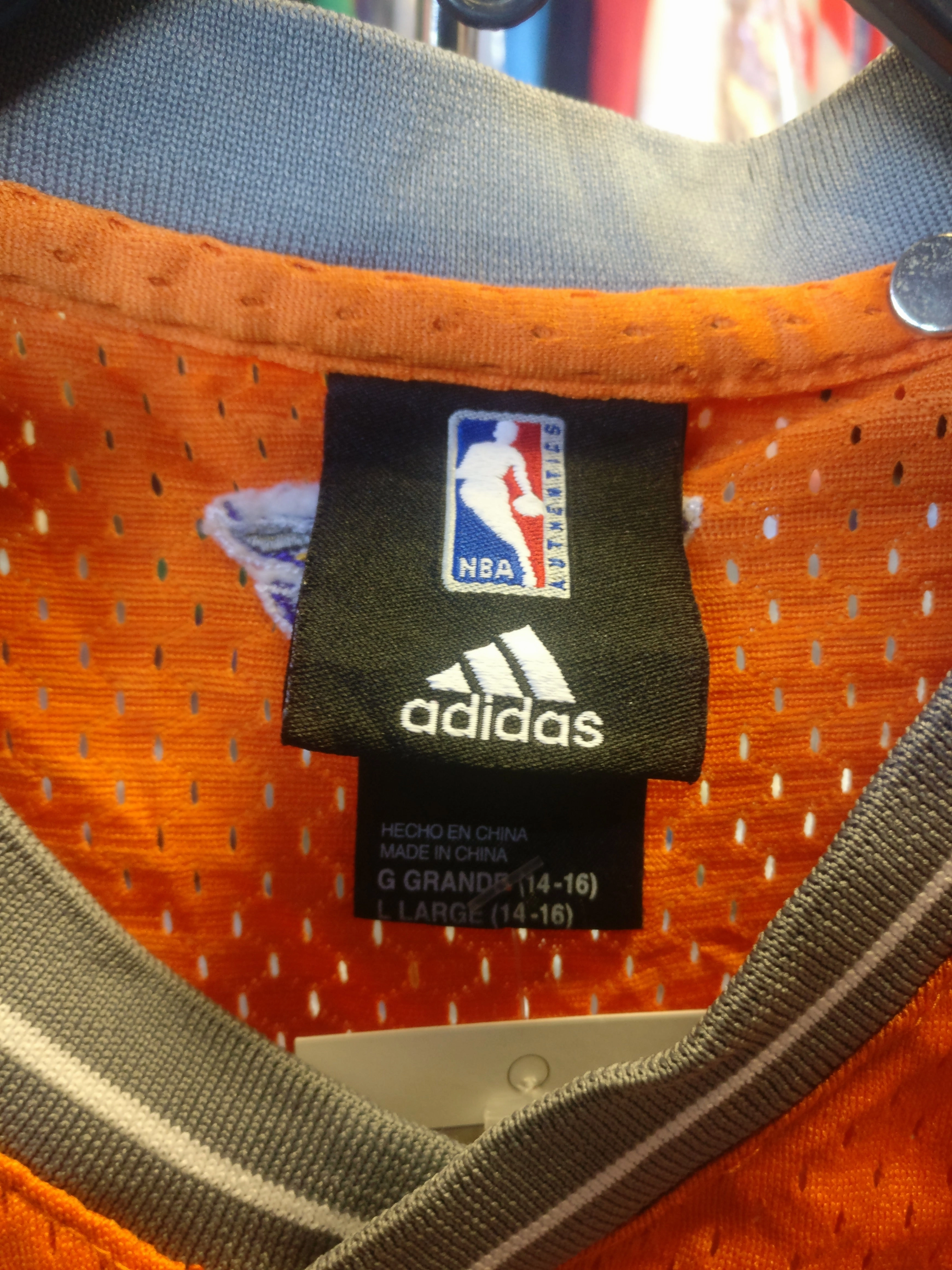 Vintage #13 STEVE NASH Phoenix Suns NBA Adidas Authentic Jersey YL