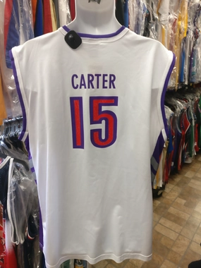 Vintage #15 VINCE CARTER Toronto Raptors NBA Champion Jersey 48