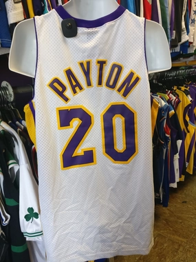 Vintage #20 GARY PAYTON Los Angeles Lakers NBA Nike Jersey M