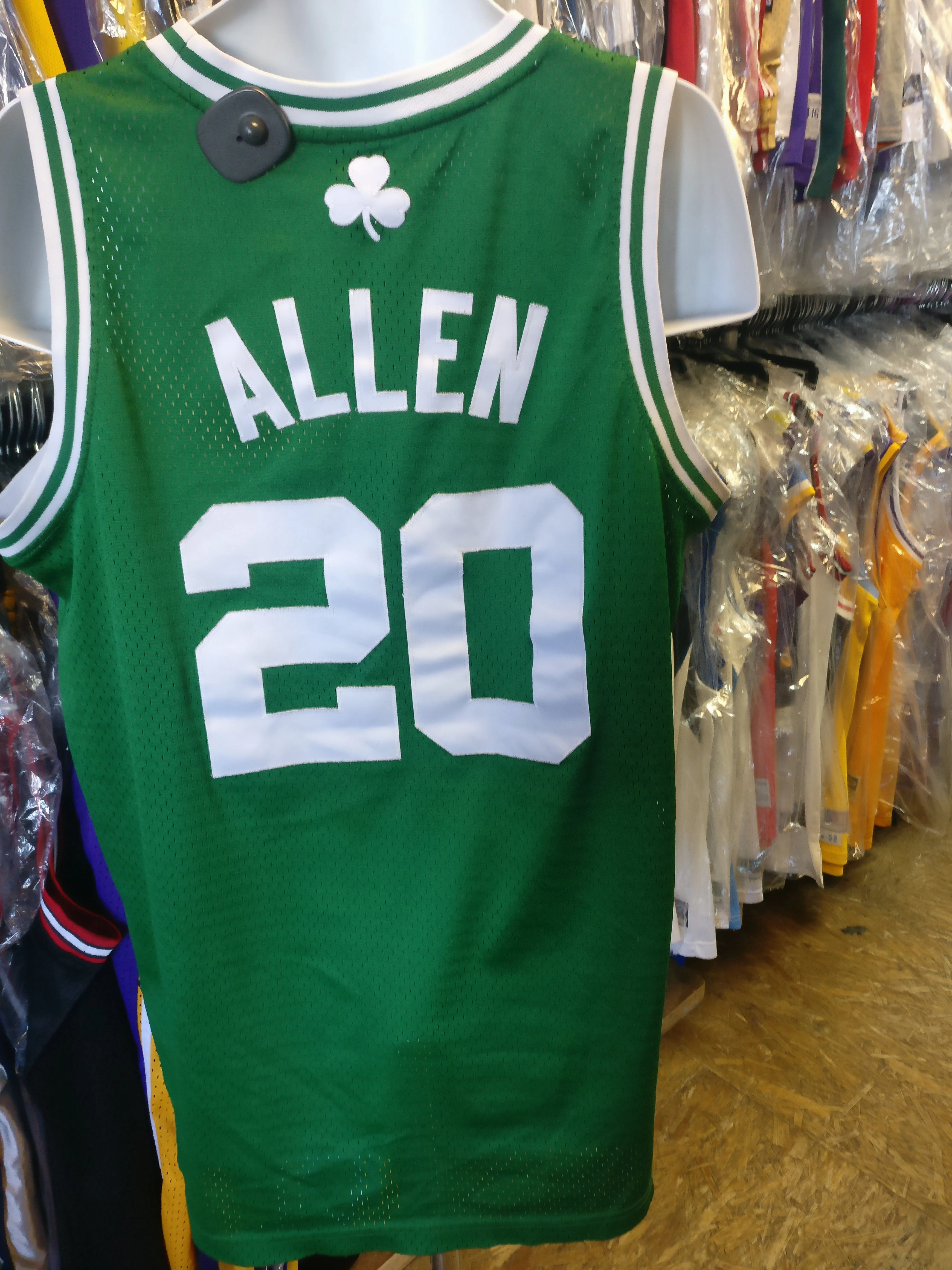 Vintage #20 RAY ALLEN Boston Celtics NBA Adidas Authentic Jersey L