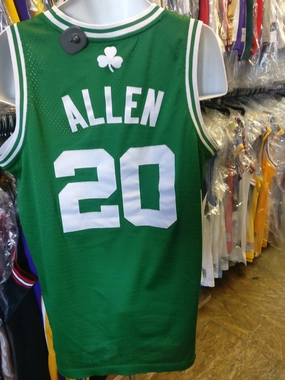 Vintage #20 RAY ALLEN Boston Celtics NBA Adidas Authentic Jersey L