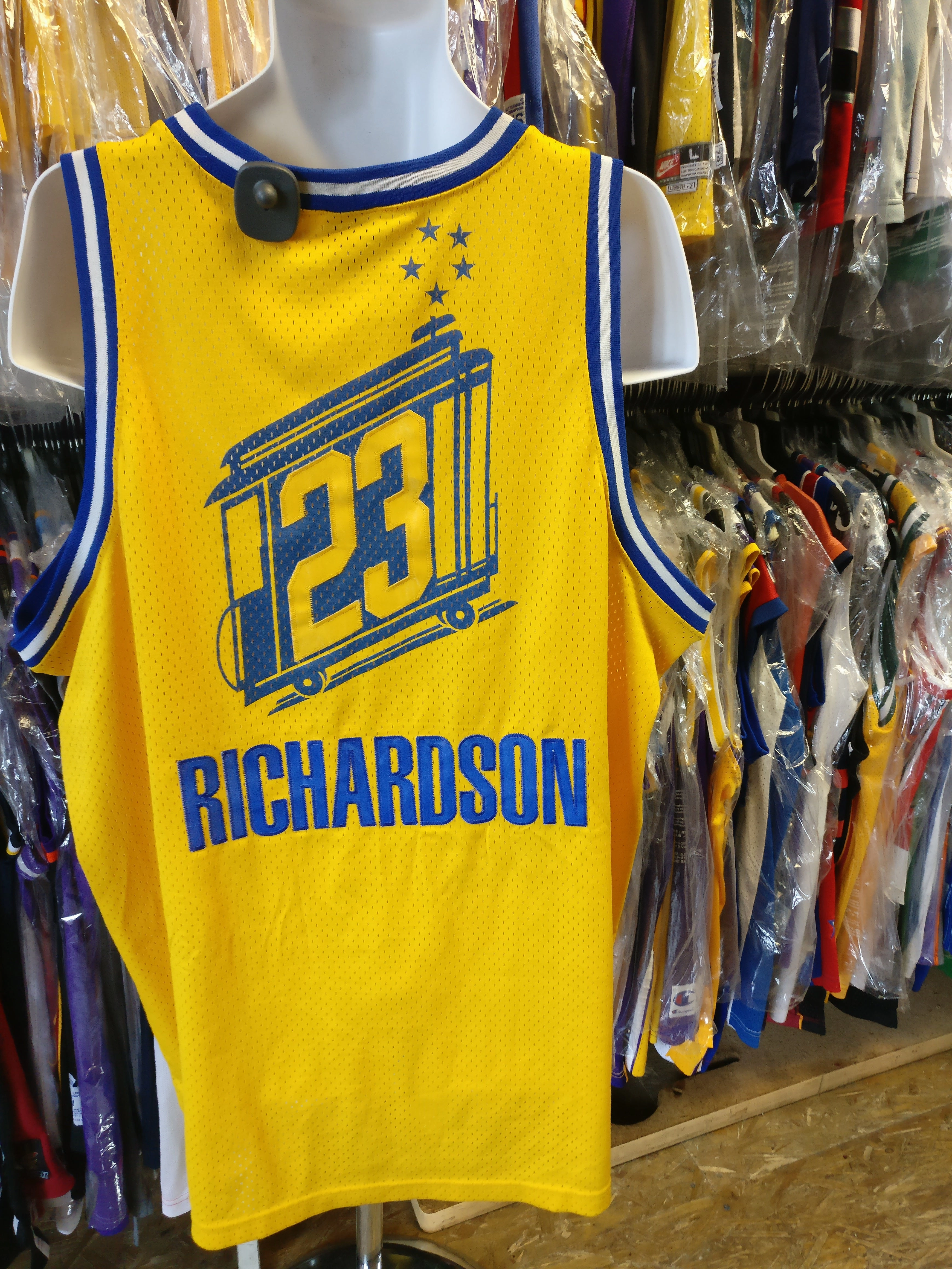 Vintage #23 JASON RICHARDSON Golden State Warriors NBA Nike Jersey 3XL