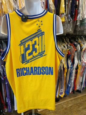 Vintage #23 JASON RICHARDSON Golden State Warriors NBA Nike Jersey 3XL