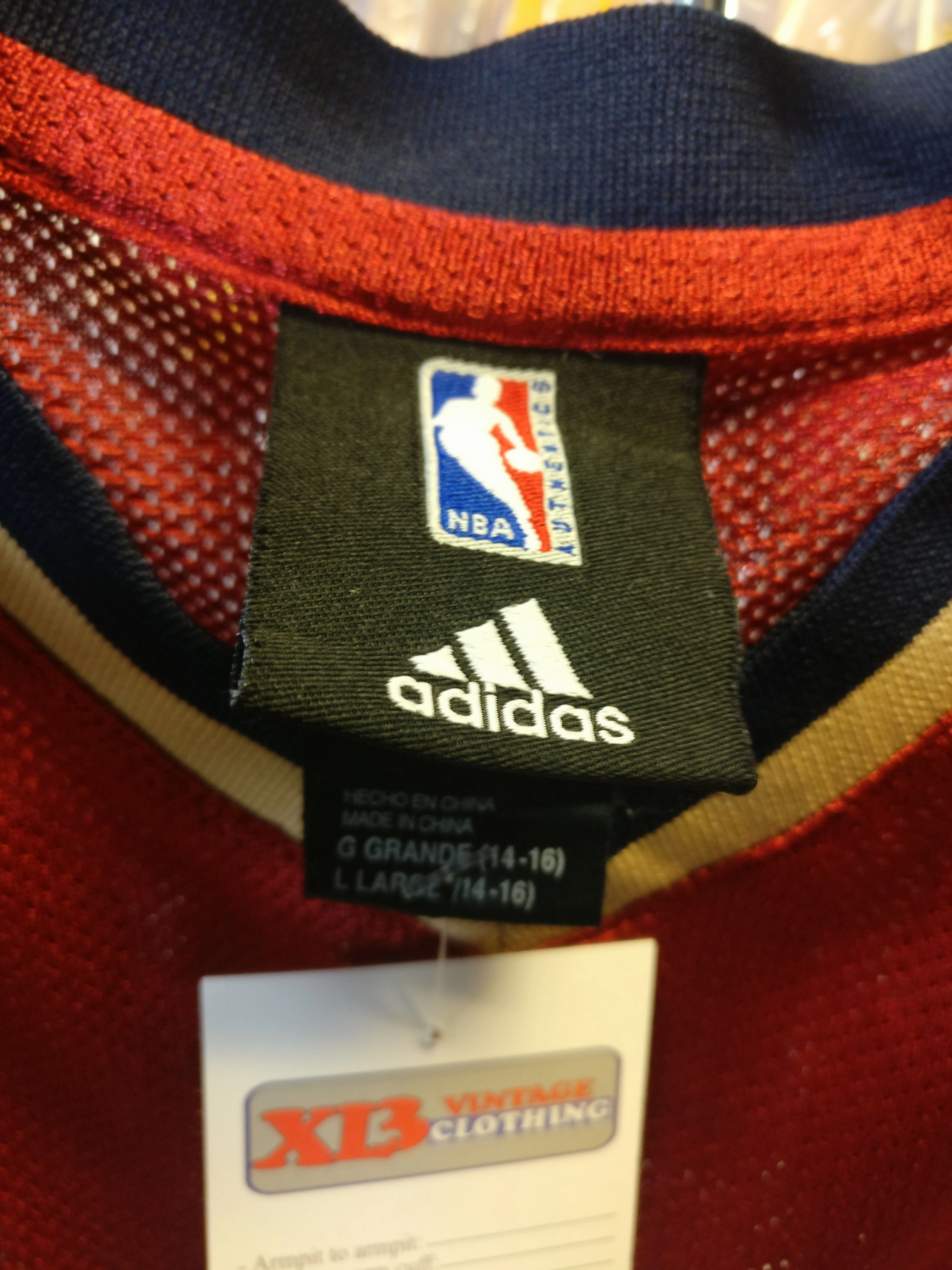 Vintage #23 LEBRON JAMES Cleveland Cavaliers NBA Adidas Jersey YL