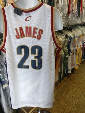 Vintage #23 LEBRON JAMES Cleveland Cavaliers NBA Nike Jersey L