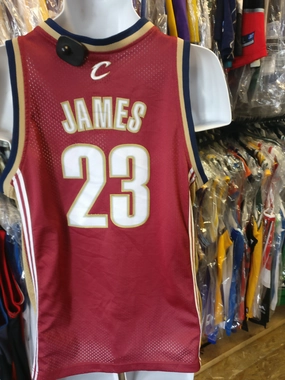 Vintage #23 LEBRON JAMES Cleveland Cavaliers NBA Nike Jersey YL