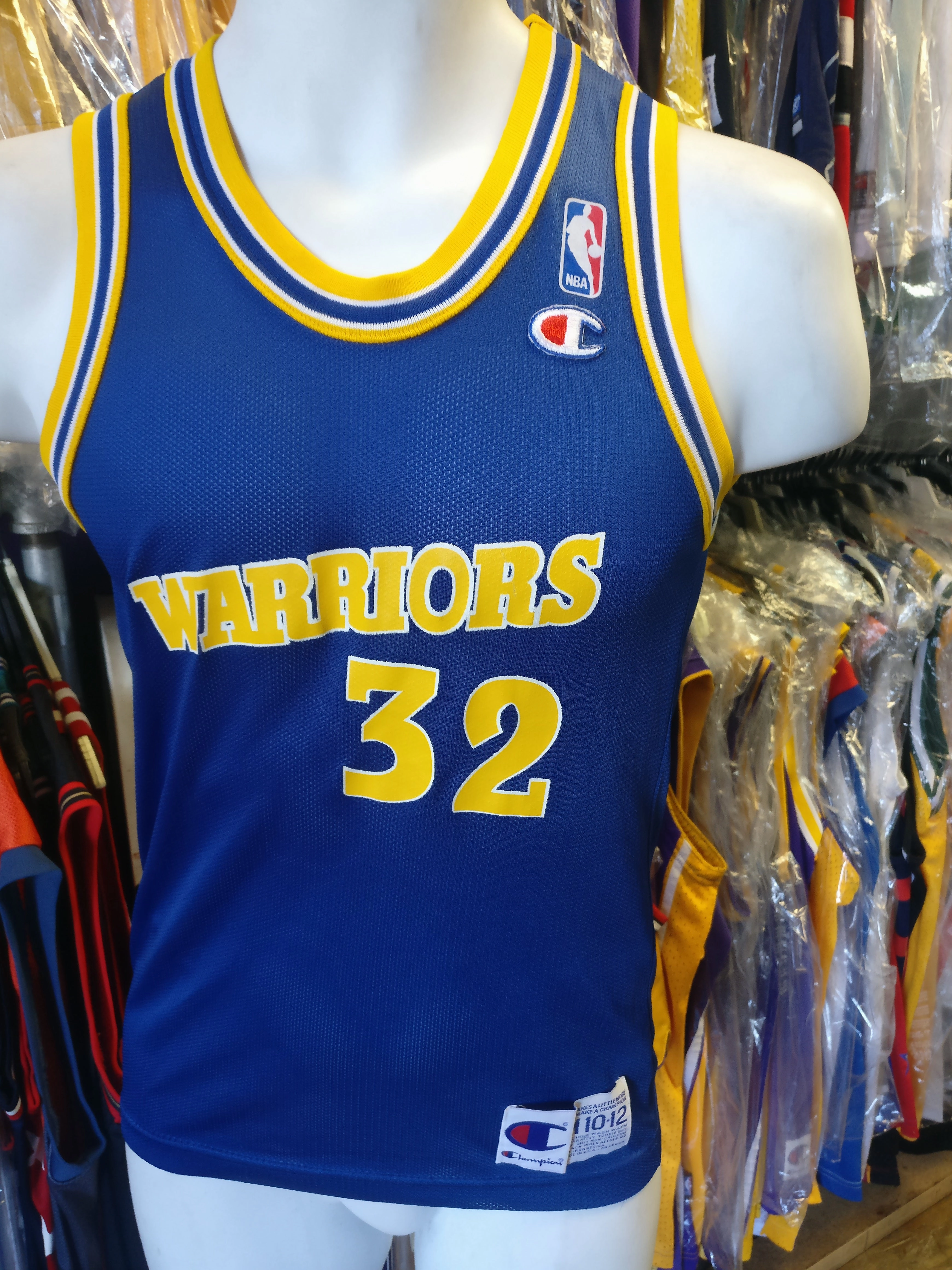 Vintage #32 JOE SMITH Golden State Warriors NBA Champion Jersey 10-12