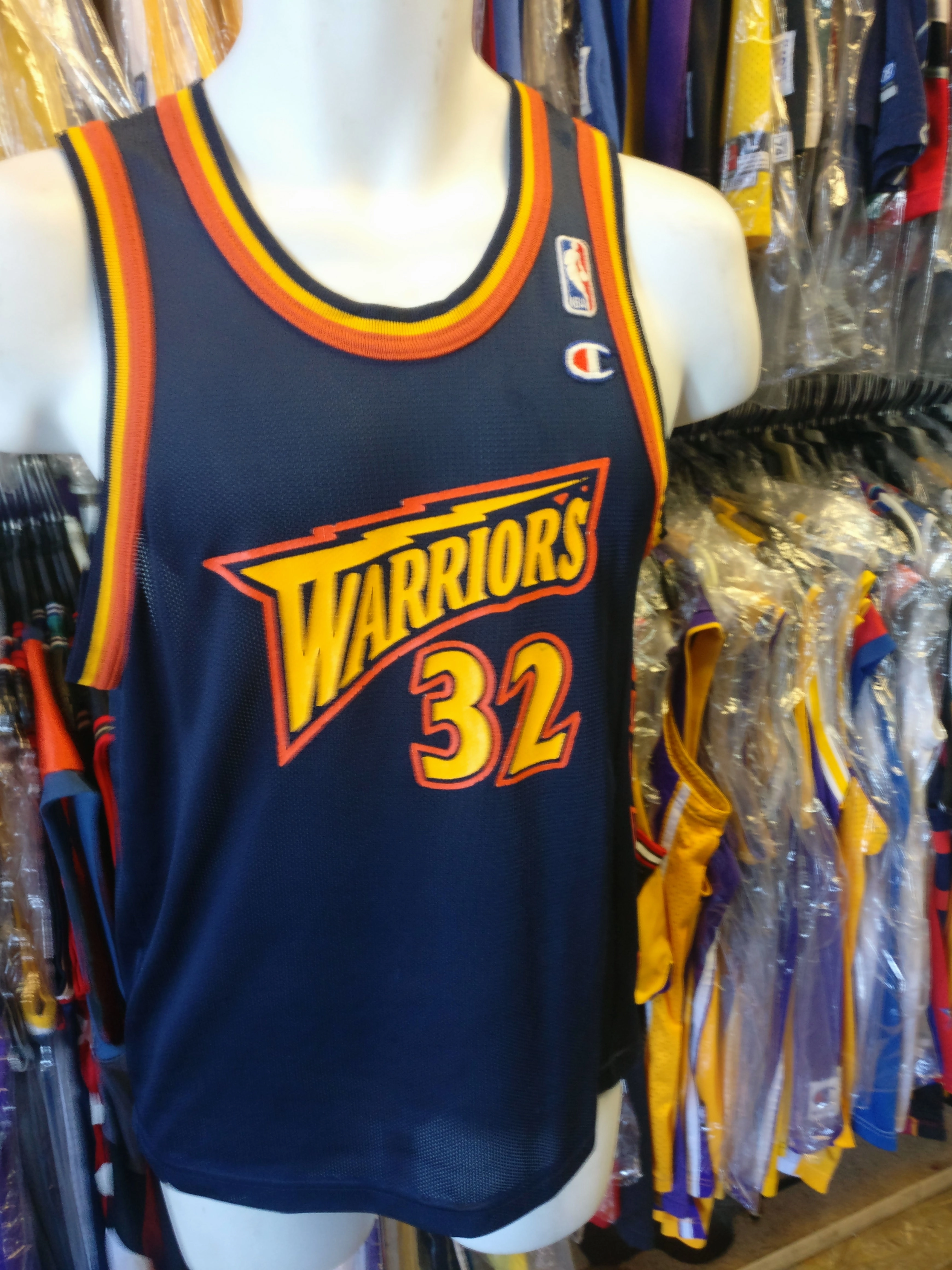 Vintage #32 JOE SMITH Golden State Warriors NBA Champion Jersey 14-16