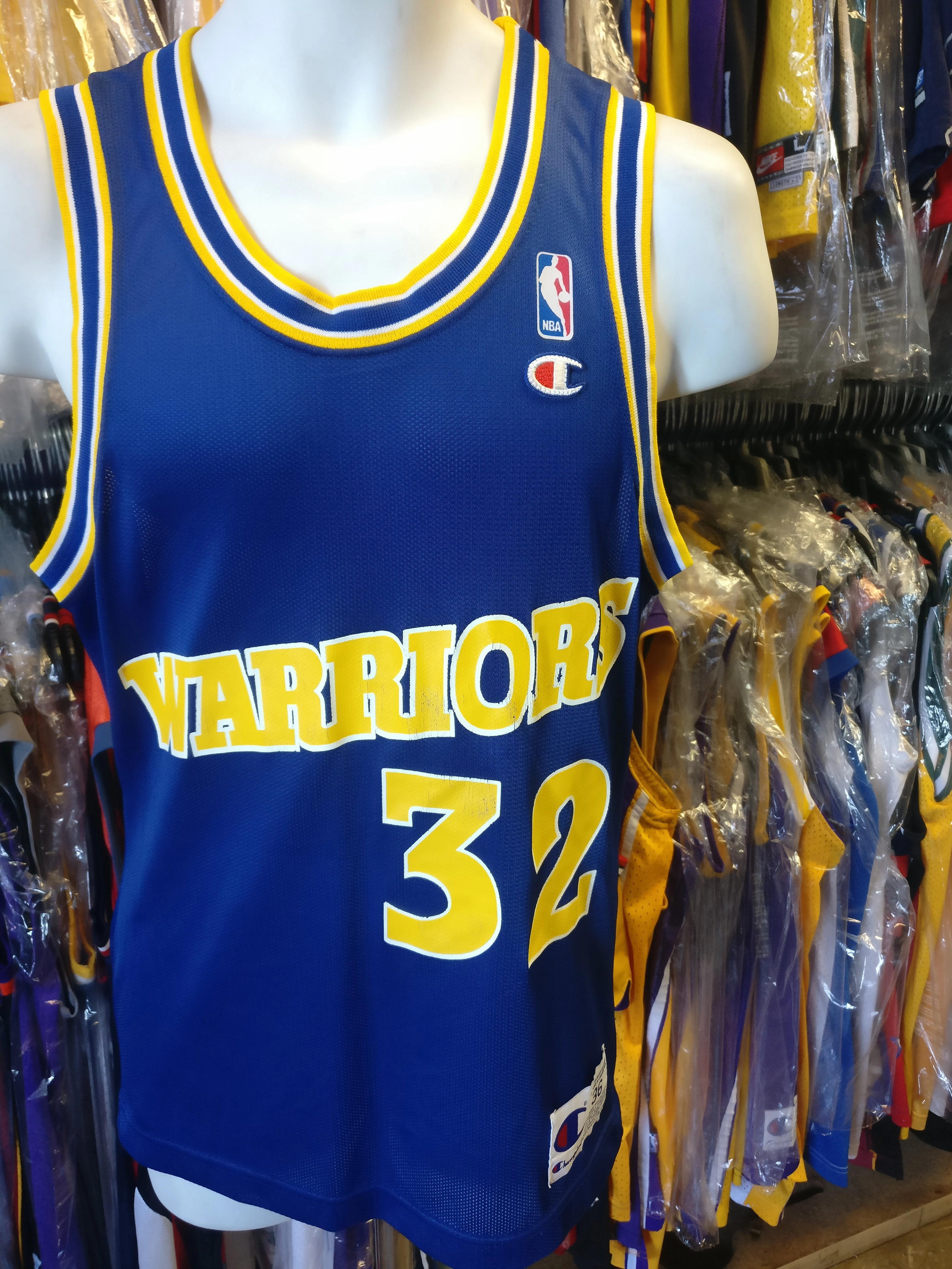 Vintage #32 JOE SMITH Golden State Warriors NBA Champion Jersey 36