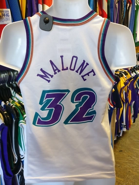Vintage #32 KARL MALONE Utah Jazz NBA Champion Jersey 10-12