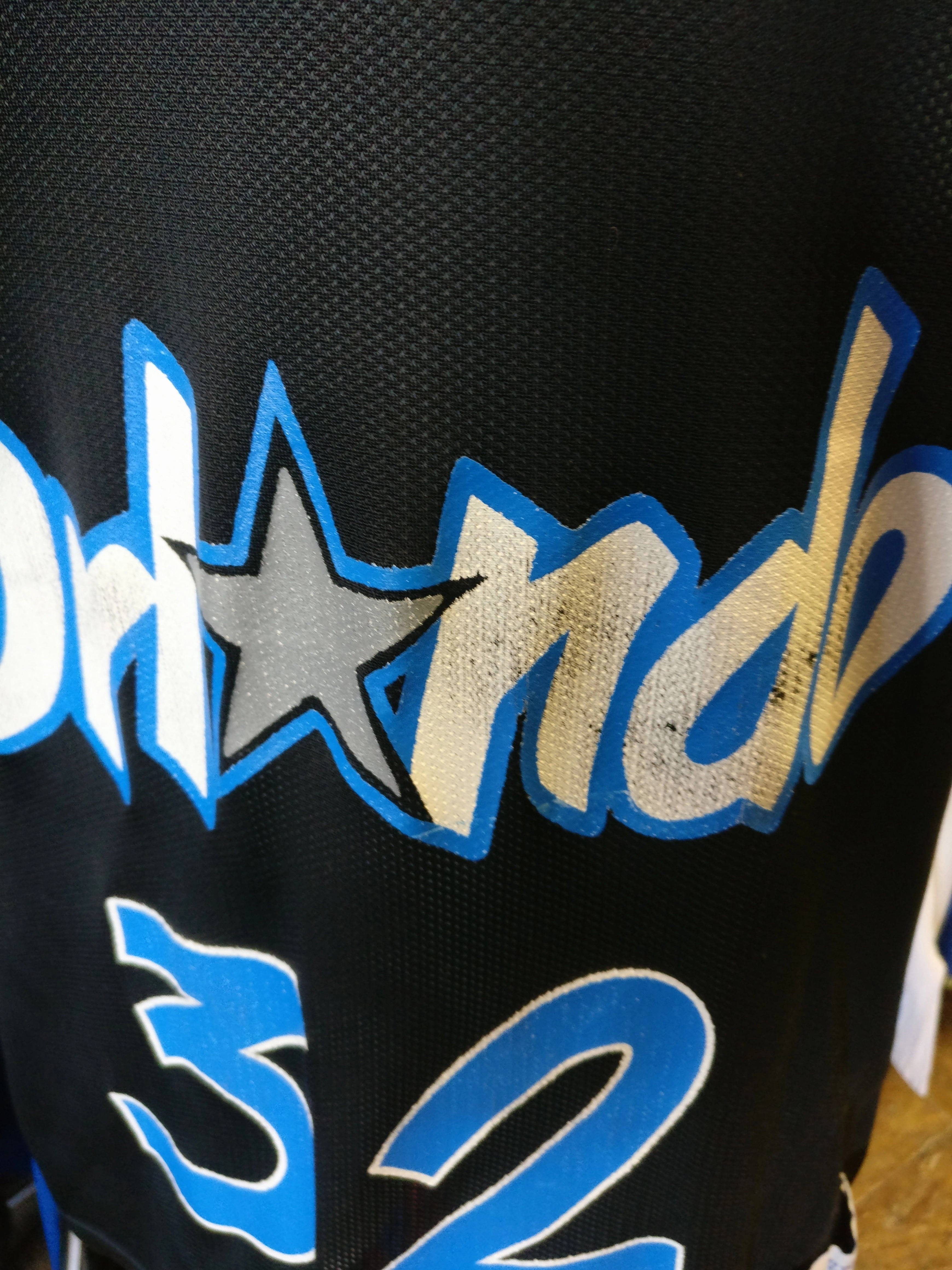 Vintage #32 SHAQUILLE O'NEAL Orlando Magic NBA Champion Jersey 40