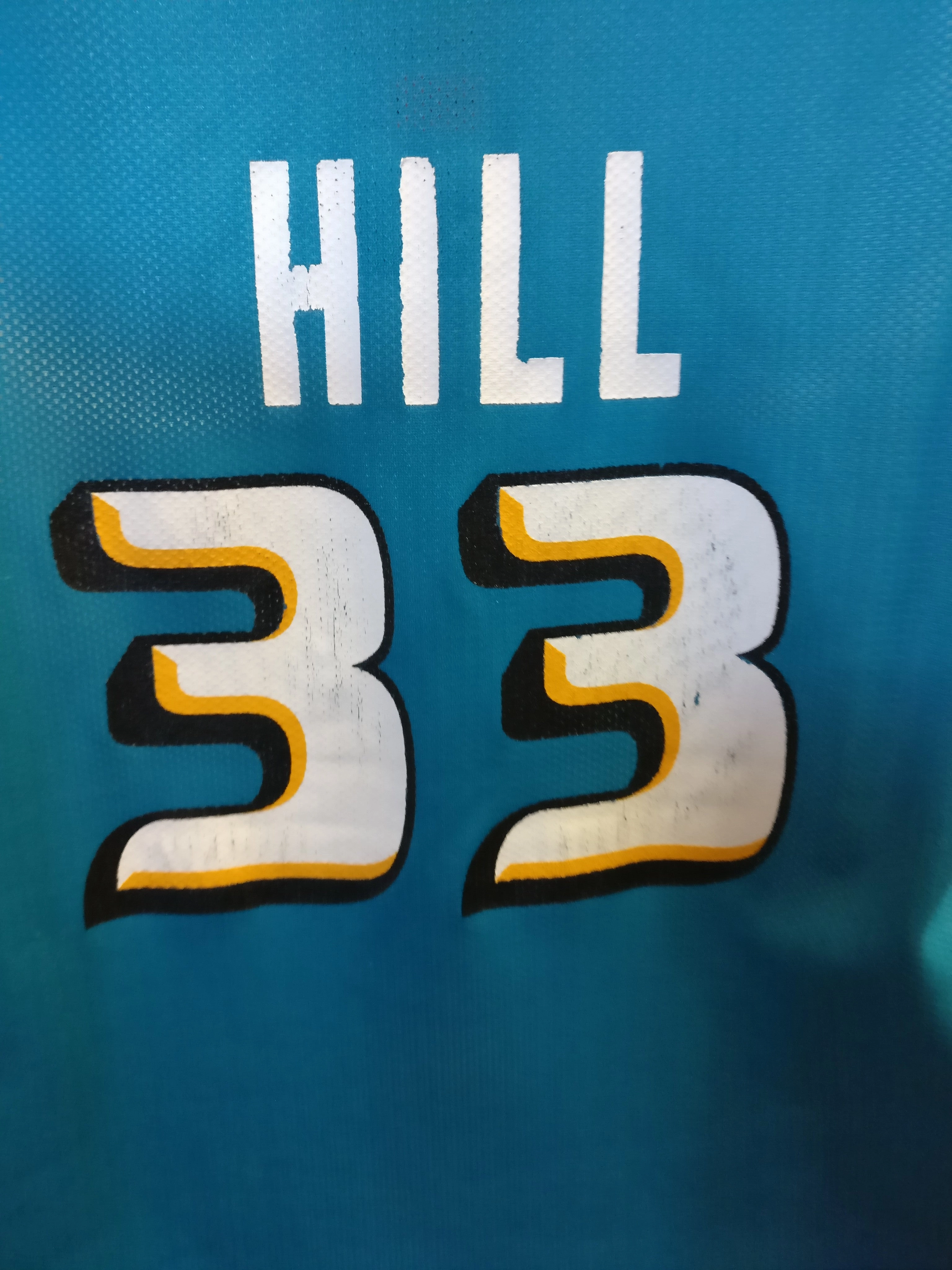 Vintage #33 GRANT HILL Detroit Pistons NBA Champion Jersey 18-20