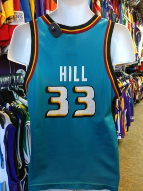Vintage #33 GRANT HILL Detroit Pistons NBA Champion Jersey 18-20