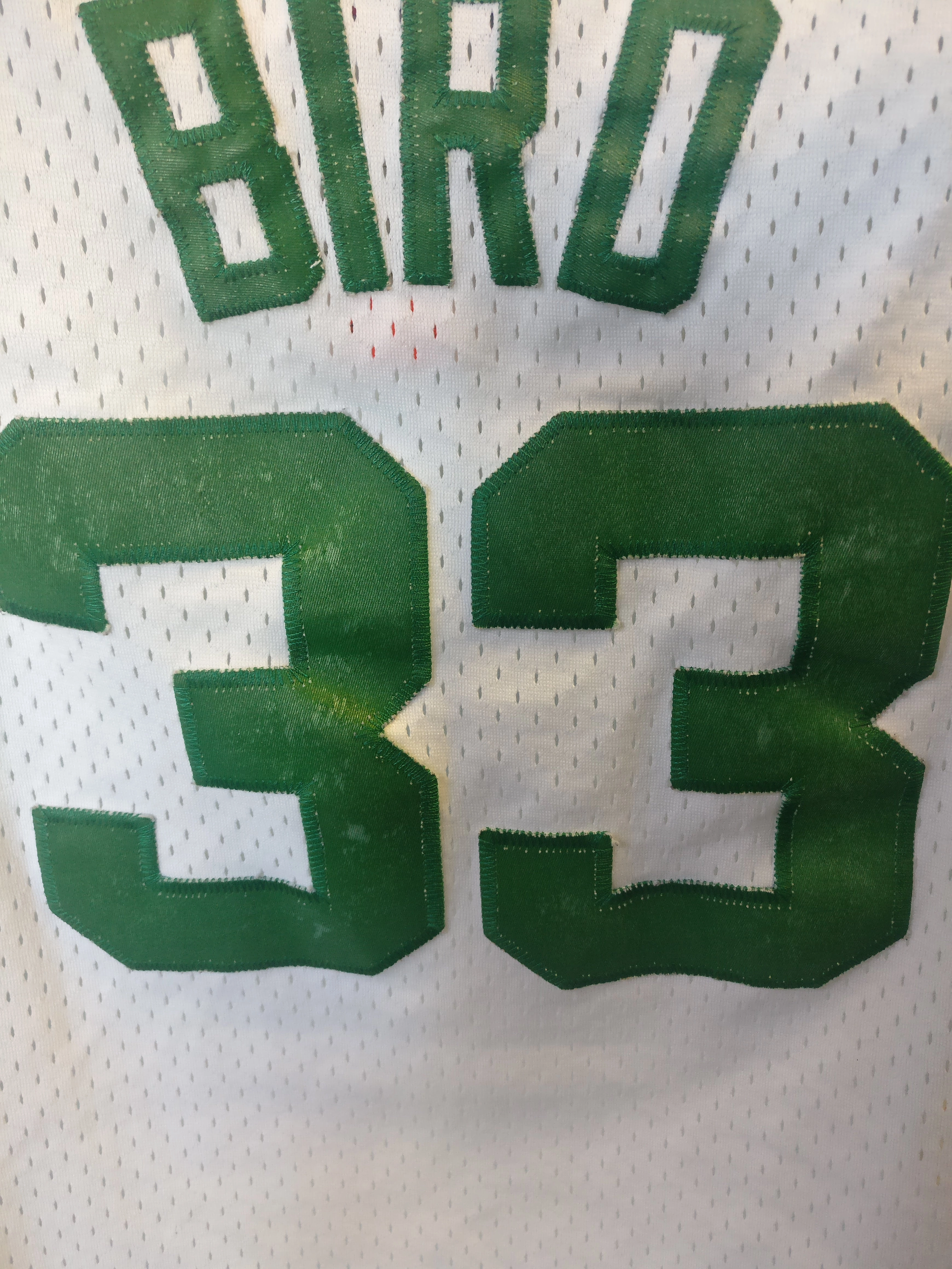 Vintage #33 LARRY BIRD Boston Celtics NBA Adidas Authentic Jersey YL