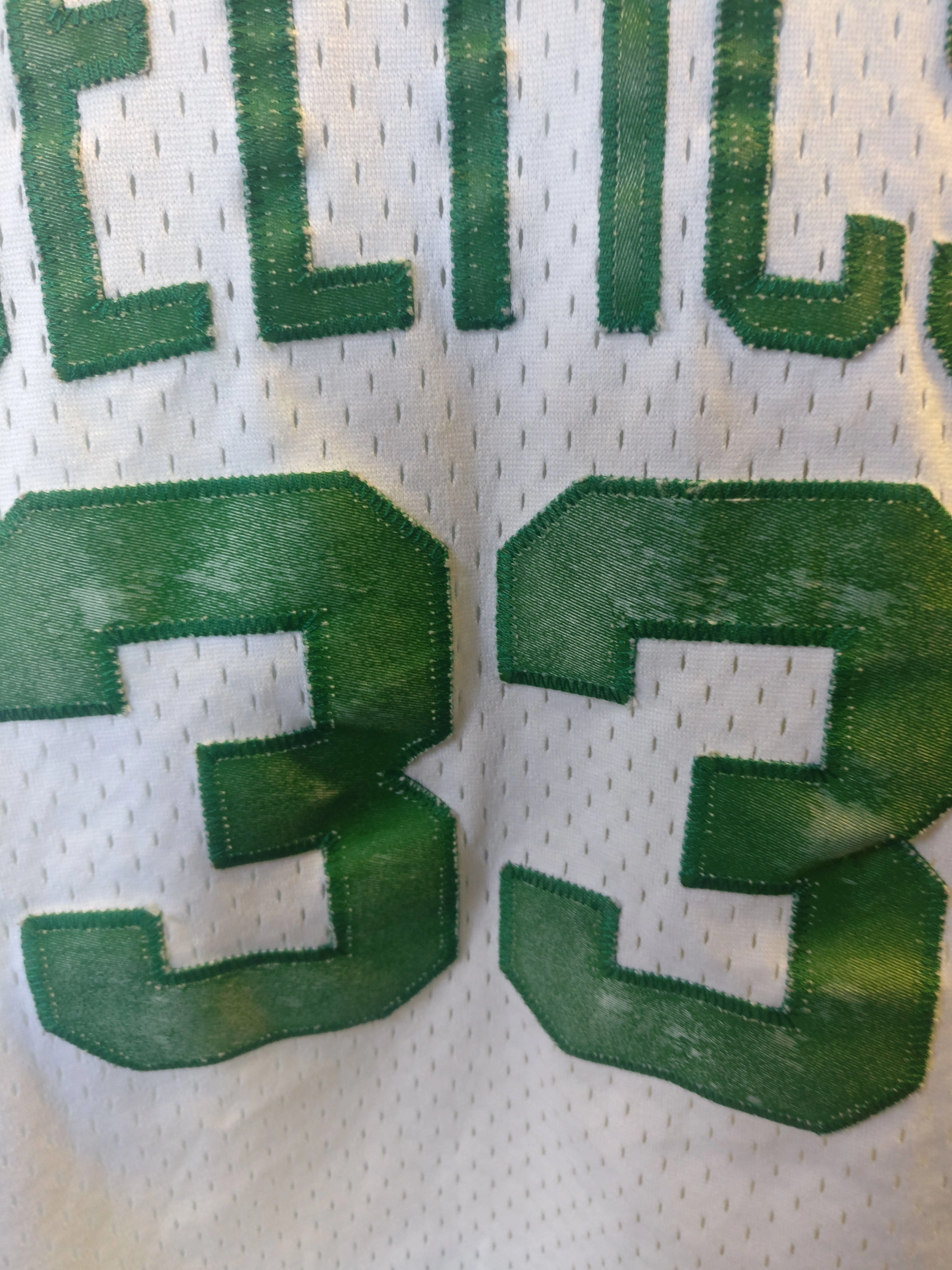 Vintage #33 LARRY BIRD Boston Celtics NBA Adidas Authentic Jersey YL