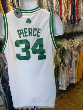 Vintage #34 PAUL PIERCE Boston Celtics NBA Adidas Authentic Jersey YXL