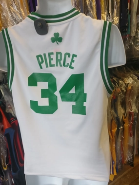 Vintage #34 PAUL PIERCE Boston Celtics NBA Adidas Jersey YM