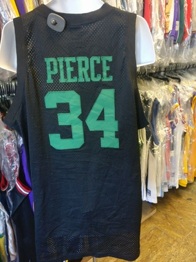 Vintage #34 PAUL PIERCE Boston Celtics NBA Nike Black Jersey XXL