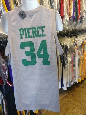 Vintage #34 PAUL PIERCE Boston Celtics NBA Nike Gray Jersey XL