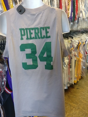 Vintage #34 PAUL PIERCE Boston Celtics NBA Nike Gray Jersey XL