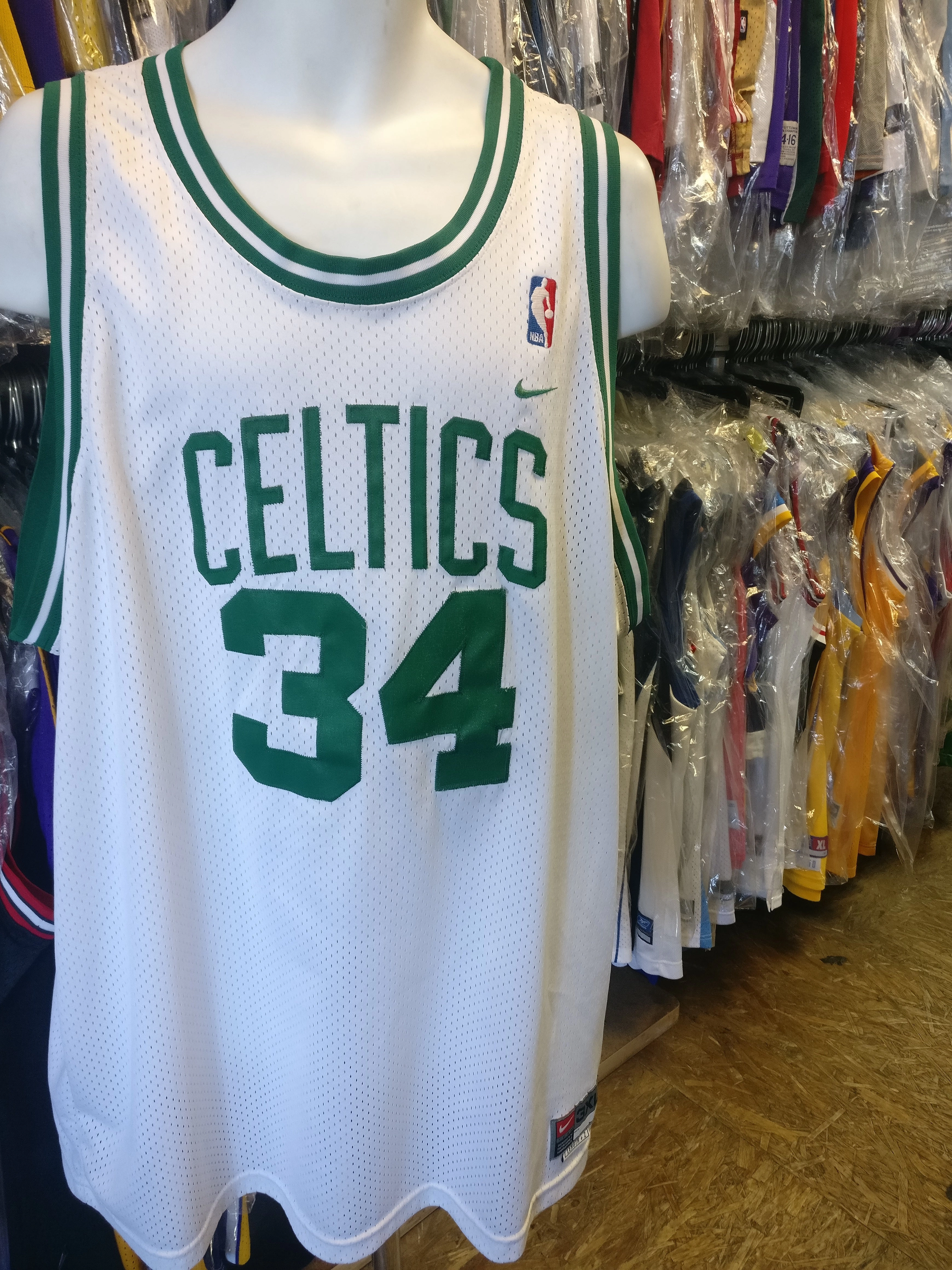 Vintage #34 PAUL PIERCE Boston Celtics NBA Nike Jersey 3XL