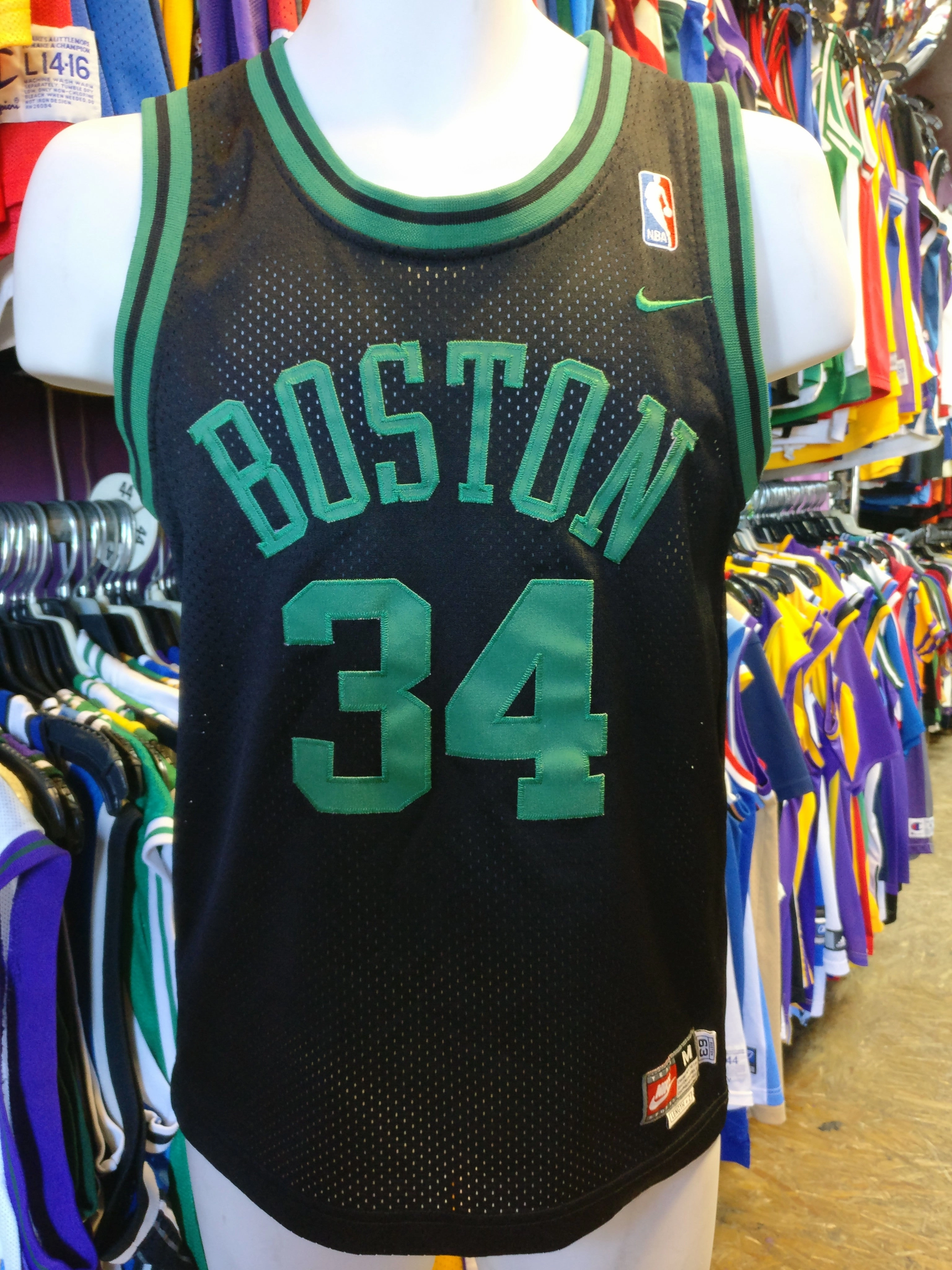 Vintage #34 PAUL PIERCE Boston Celtics NBA Nike Jersey YM